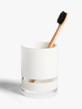 John Lewis Block Stripe Bathroom Tumbler, UK version
