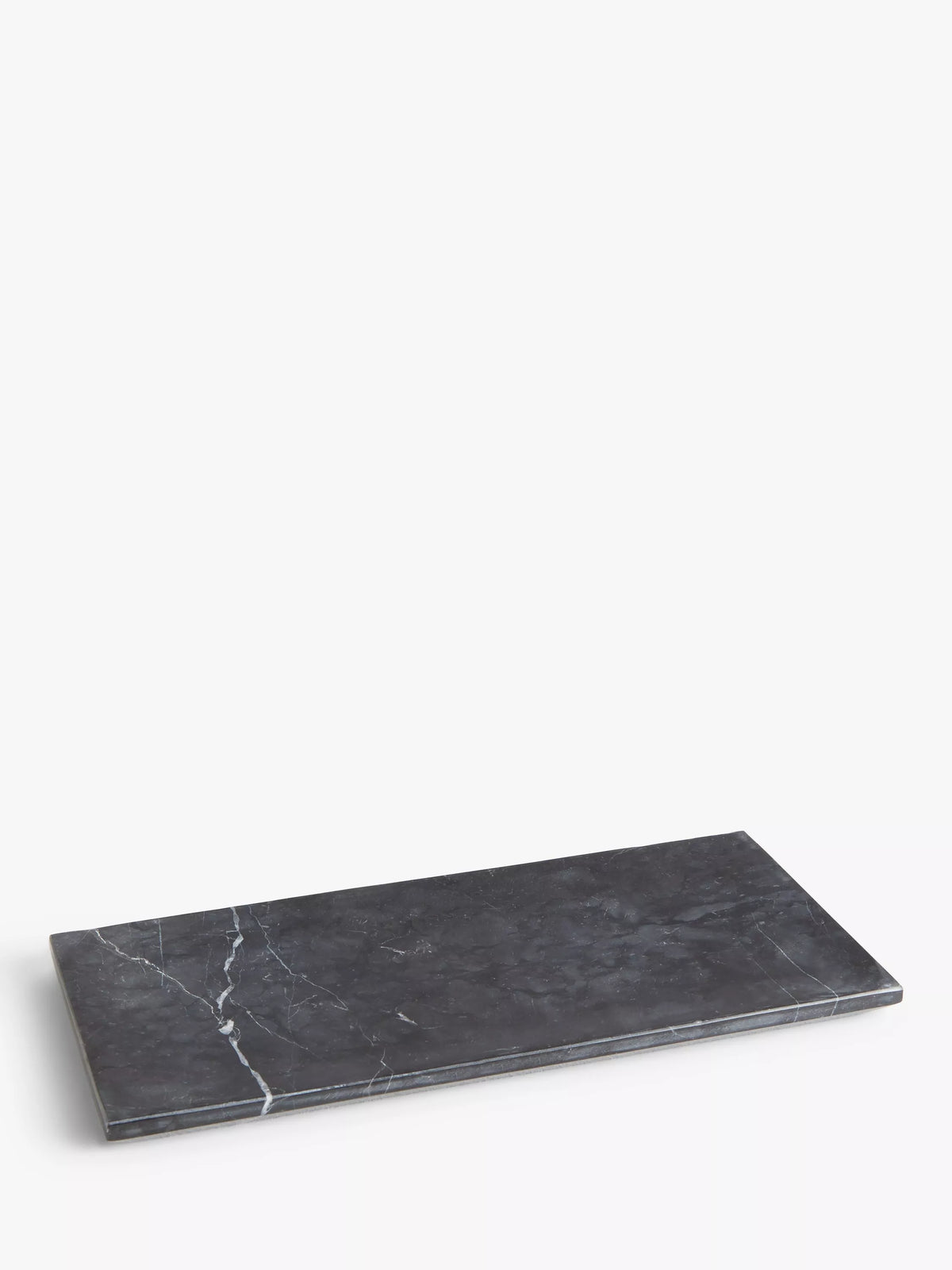 John Lewis black marble accessory tray with white veins, UK version