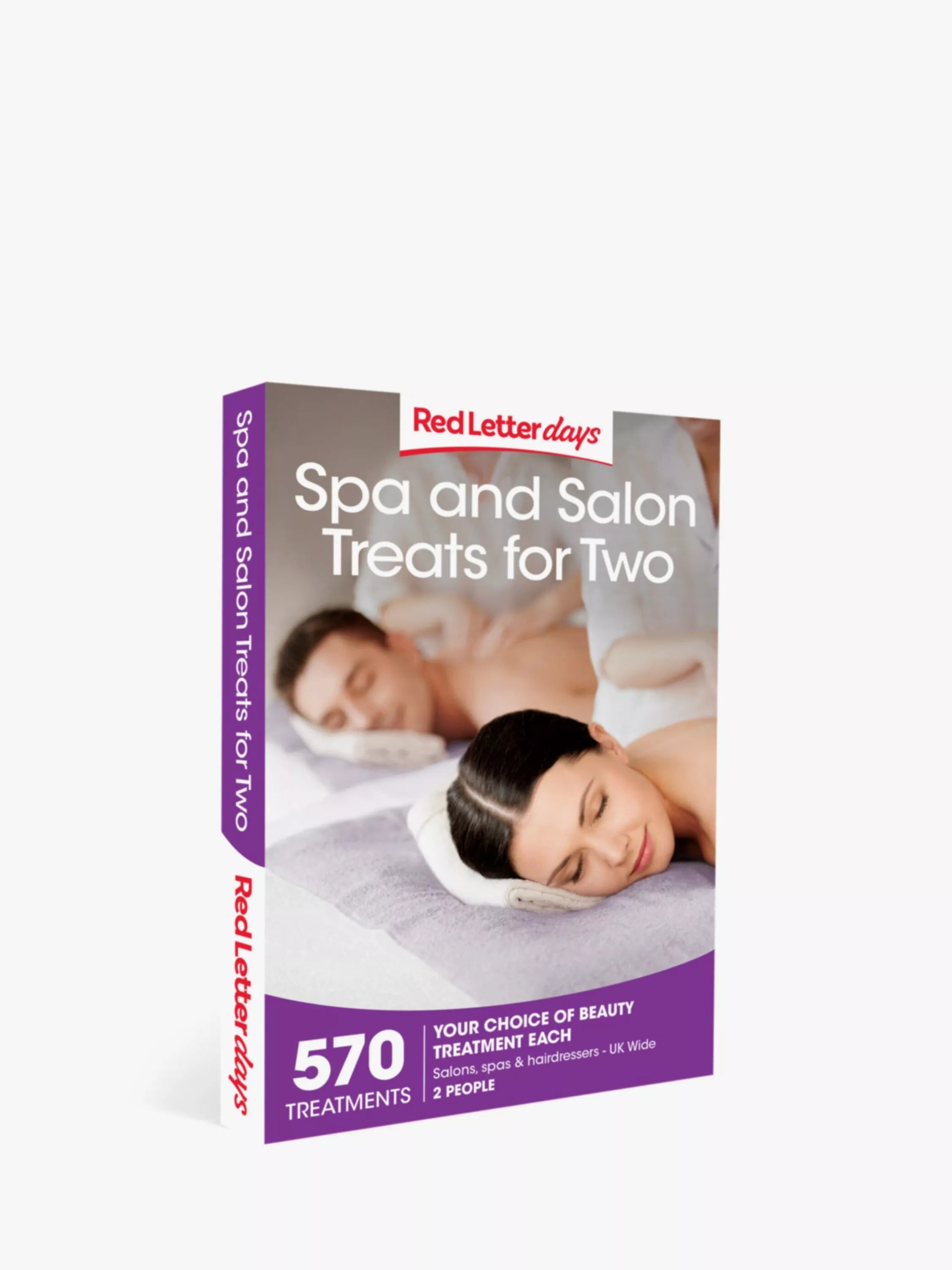 Red Letter Days spa voucher for two, imported from the UK