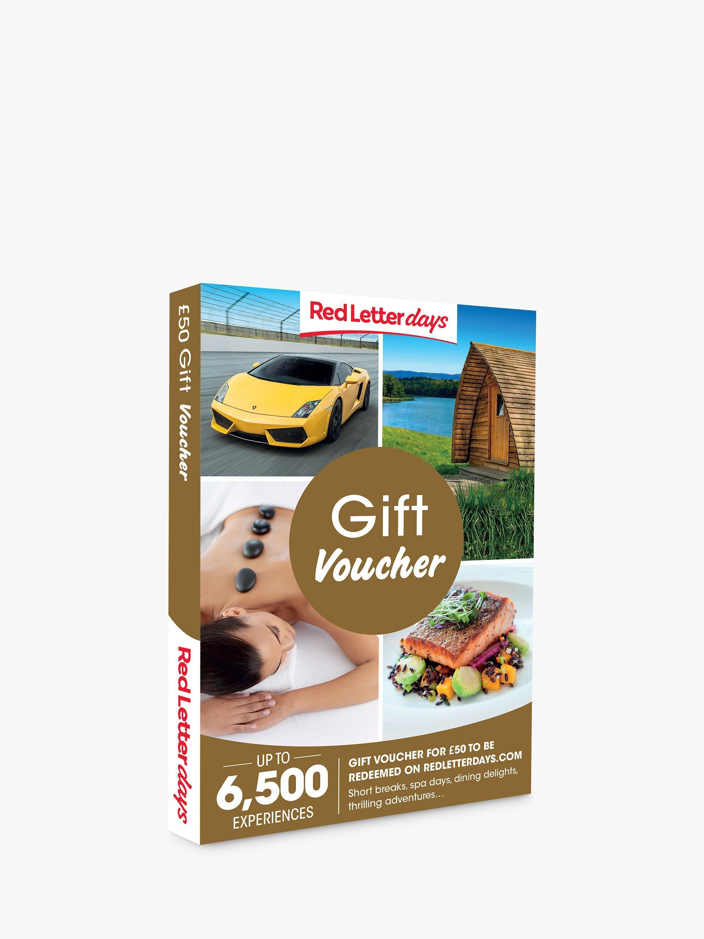 Red Letter Days £50 Gift Experience Voucher, imported from the UK