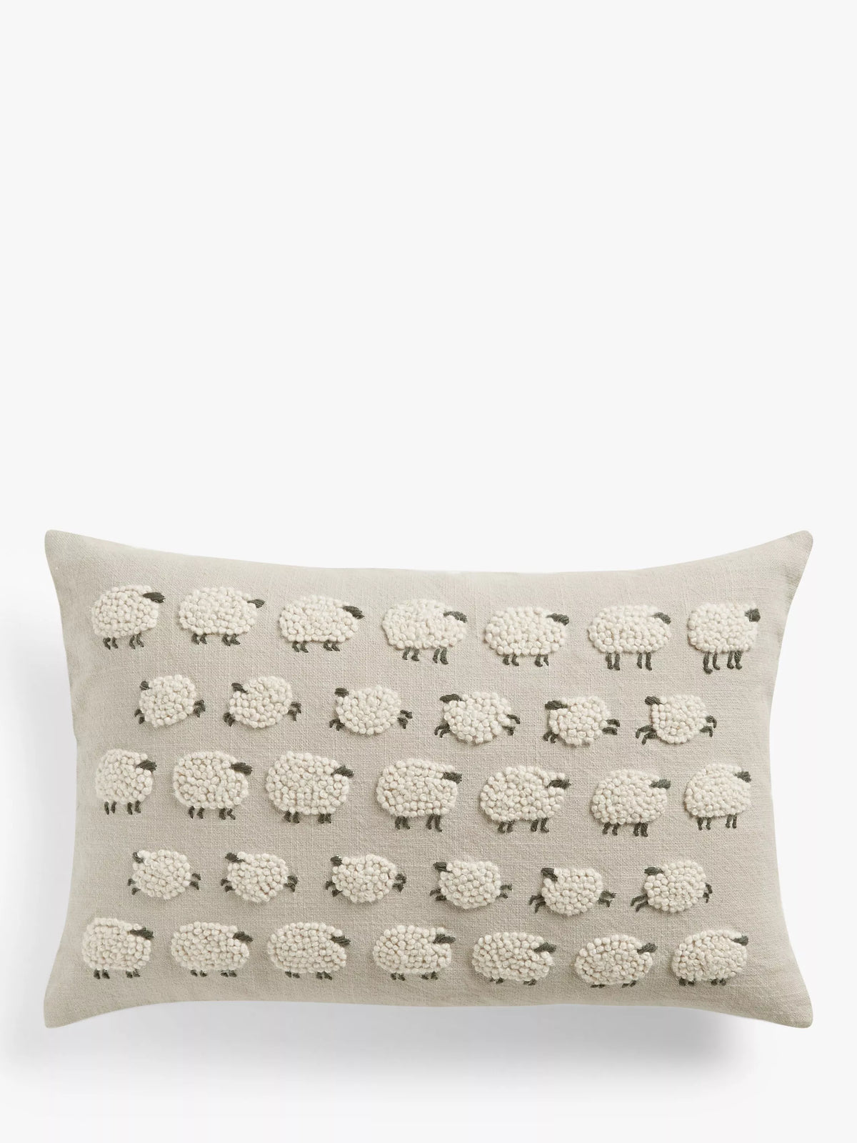 John Lewis Sheep Cushion Natural, UK version
