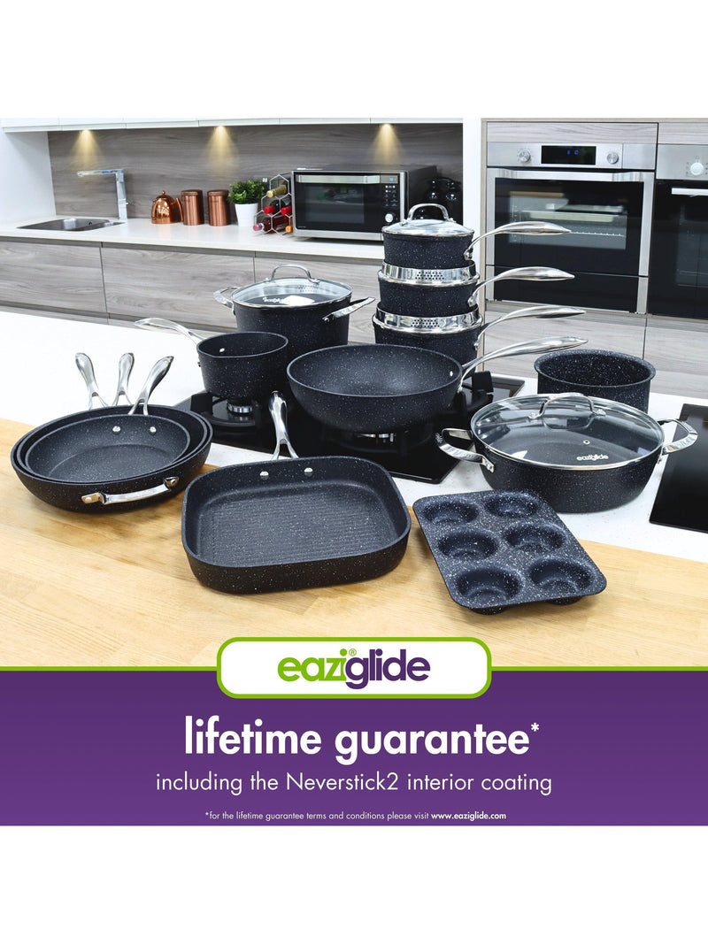 Eaziglide Neverstick2 non-stick open wok 32cm - British product