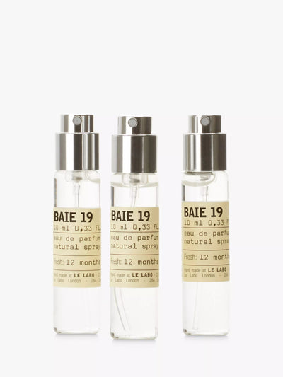 Le Labo Baie 19 Eau de Parfum Travel Refill 3 x 10ml