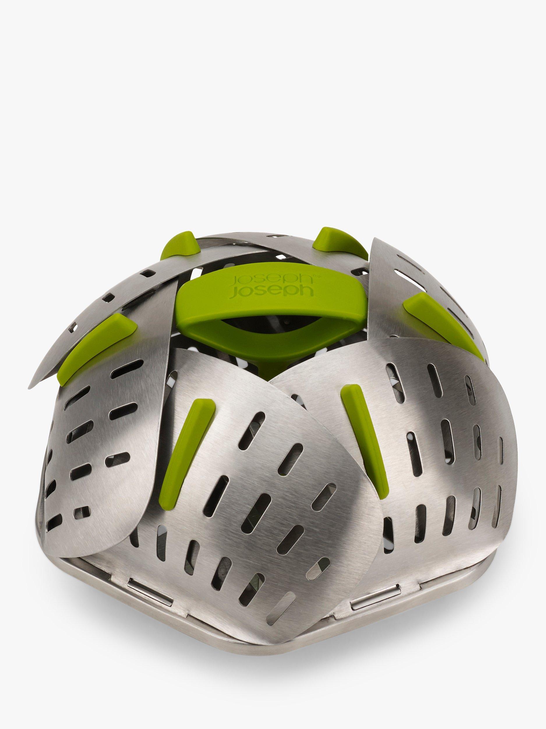 Joseph Joseph Bloom stainless steel folding steamer basket Silver, UK version