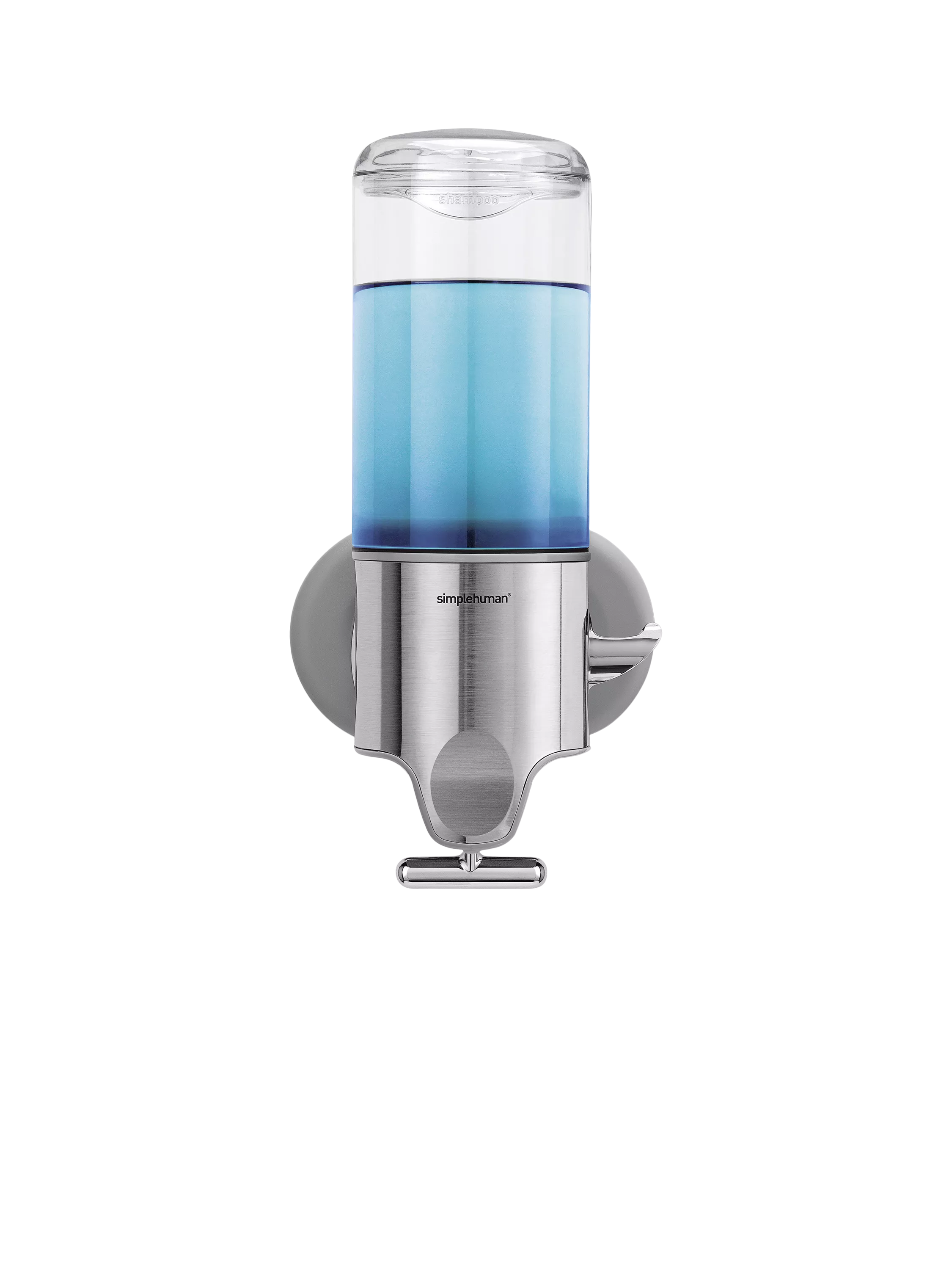 Simplehuman wall-mounted shower soap pump dispenser Single (British brand)