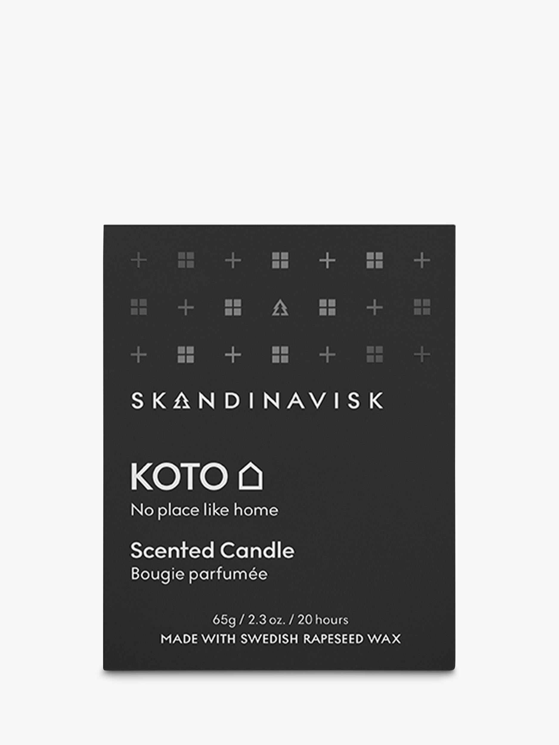 Skandinavisk Koto scented candle with vanilla and orange notes 65g (British brand)