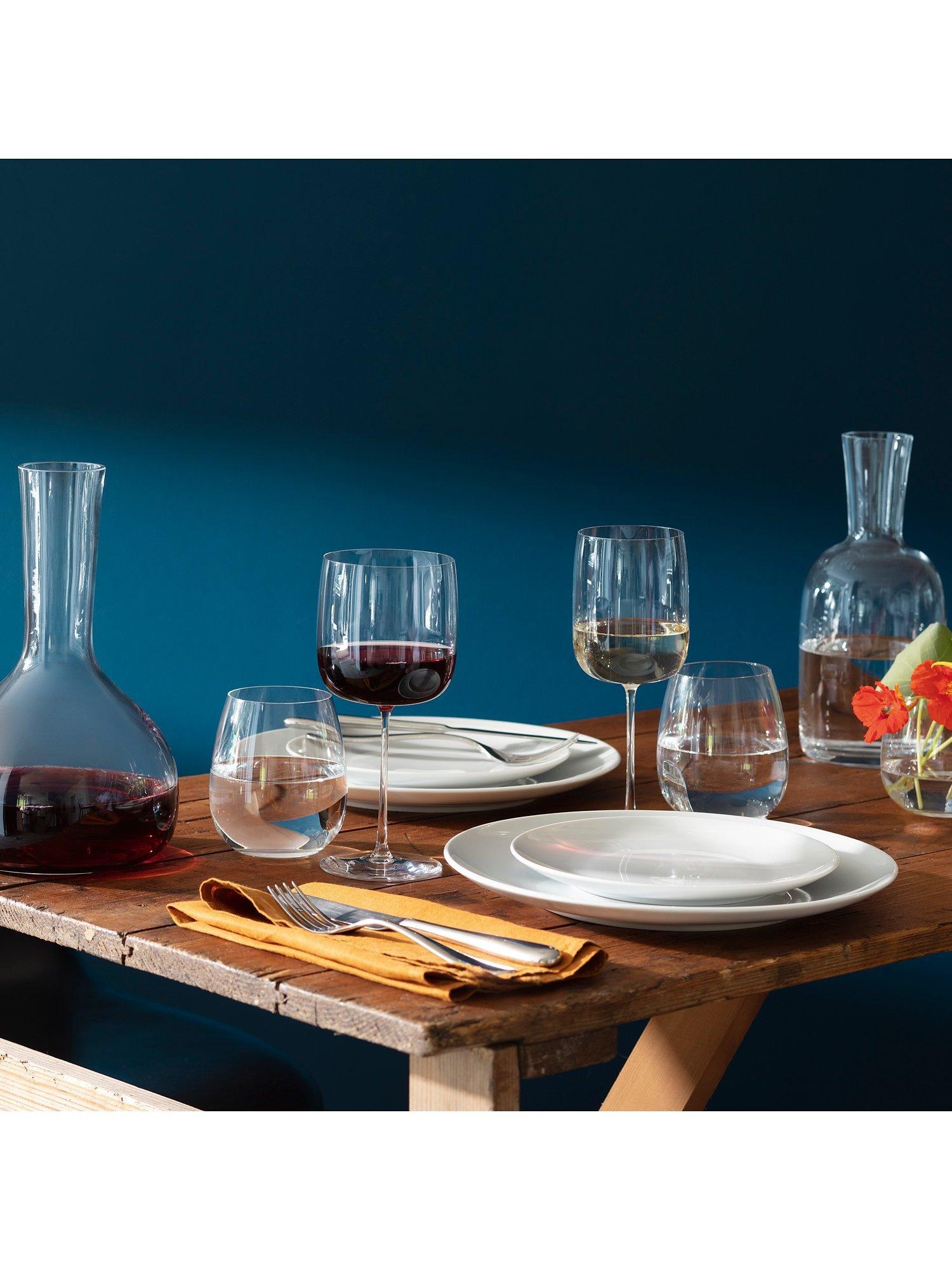 LSA International Borough red wine glasses set of 4, 450ml clear, UK version