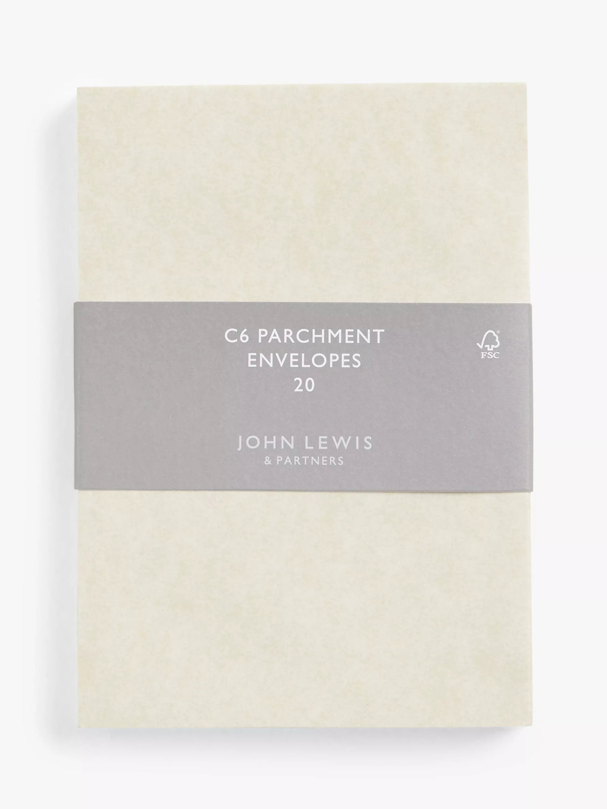 John Lewis C6 parchment envelopes pack of 20, imported from the UK