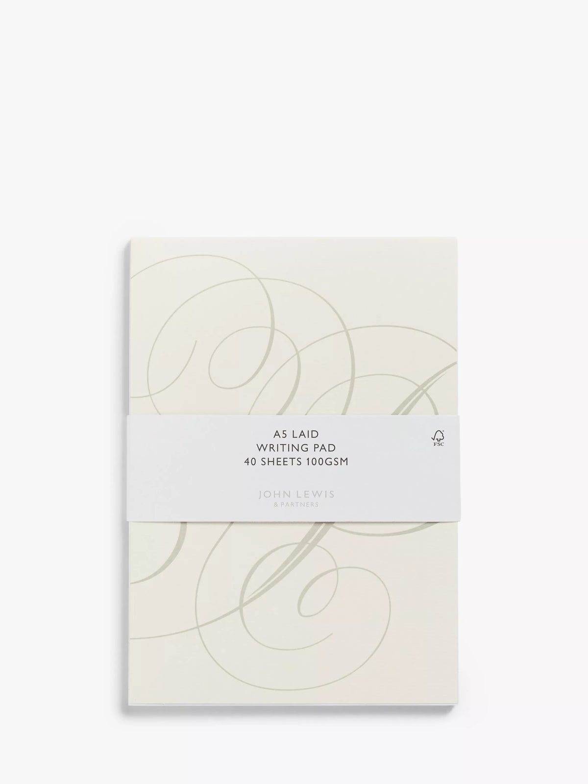 John Lewis A5 laid writing pad, UK version