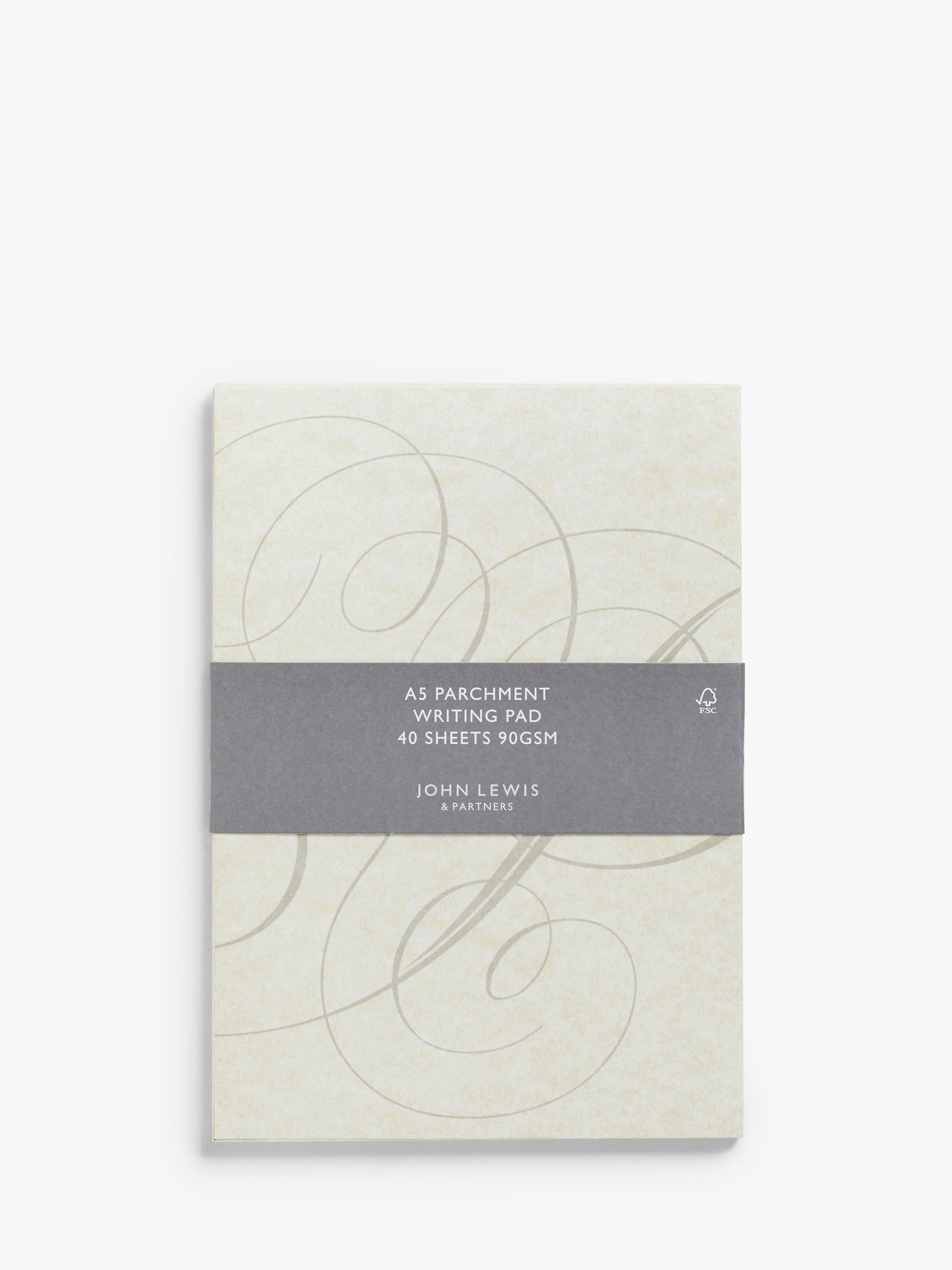 A5 Parchment Writing Pad with 40 Sheets, 90GSM Paper