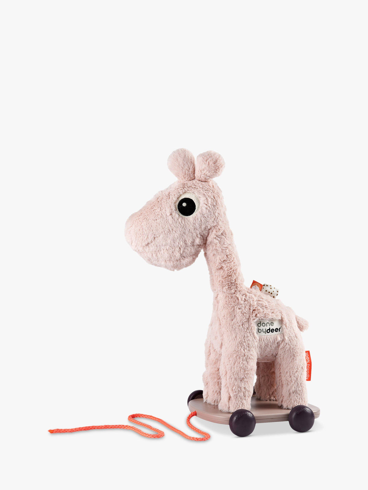 Soft Giraffe Pull-Along Toy with Magnetic Feet