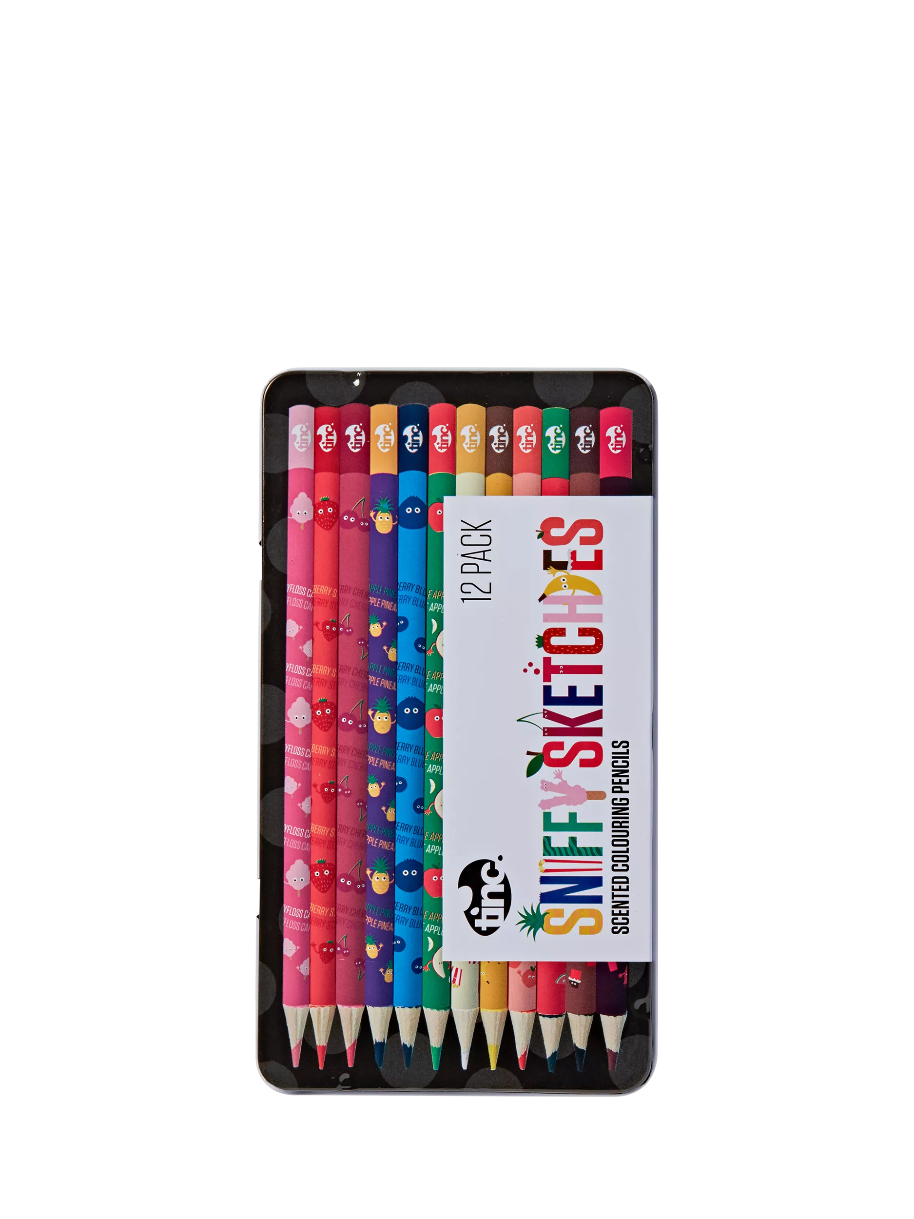 Tinc scented colouring pencils pack of 12 (British brand)