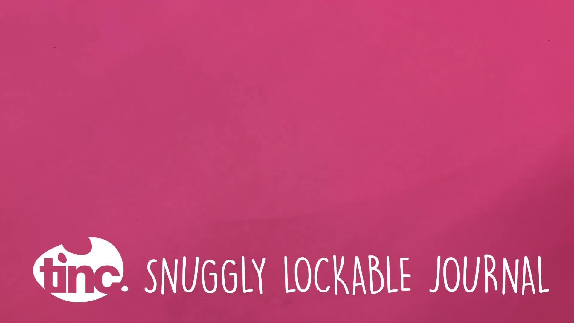 Snuggly lockable journal with furry cover (British brand)