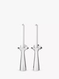 Georg Jensen stainless steel candlesticks Set of 2 20cm, UK version