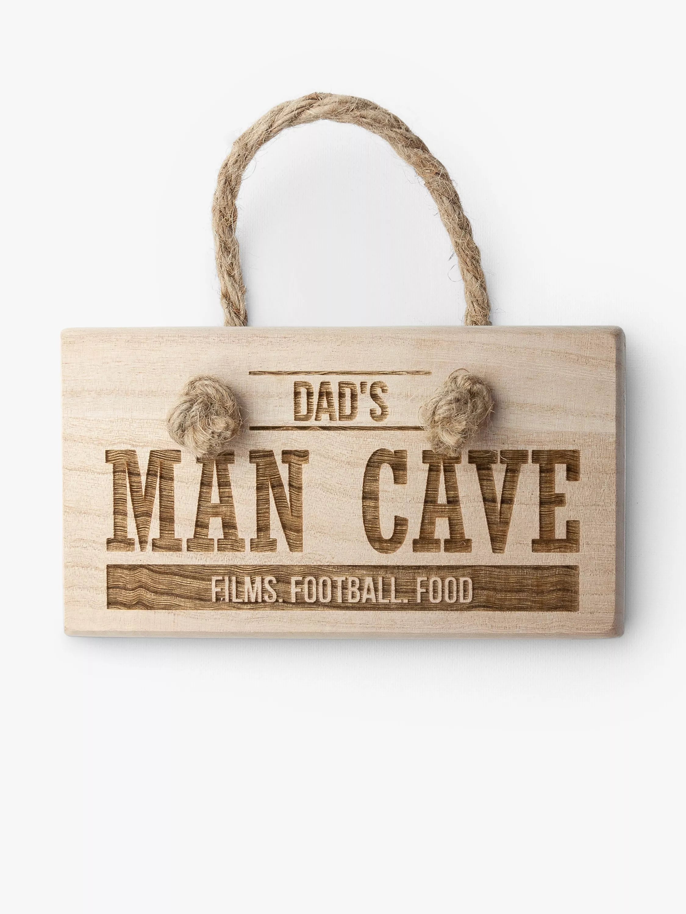 Treat Republic Personalised Man Cave Wooden Sign - McGrocer
