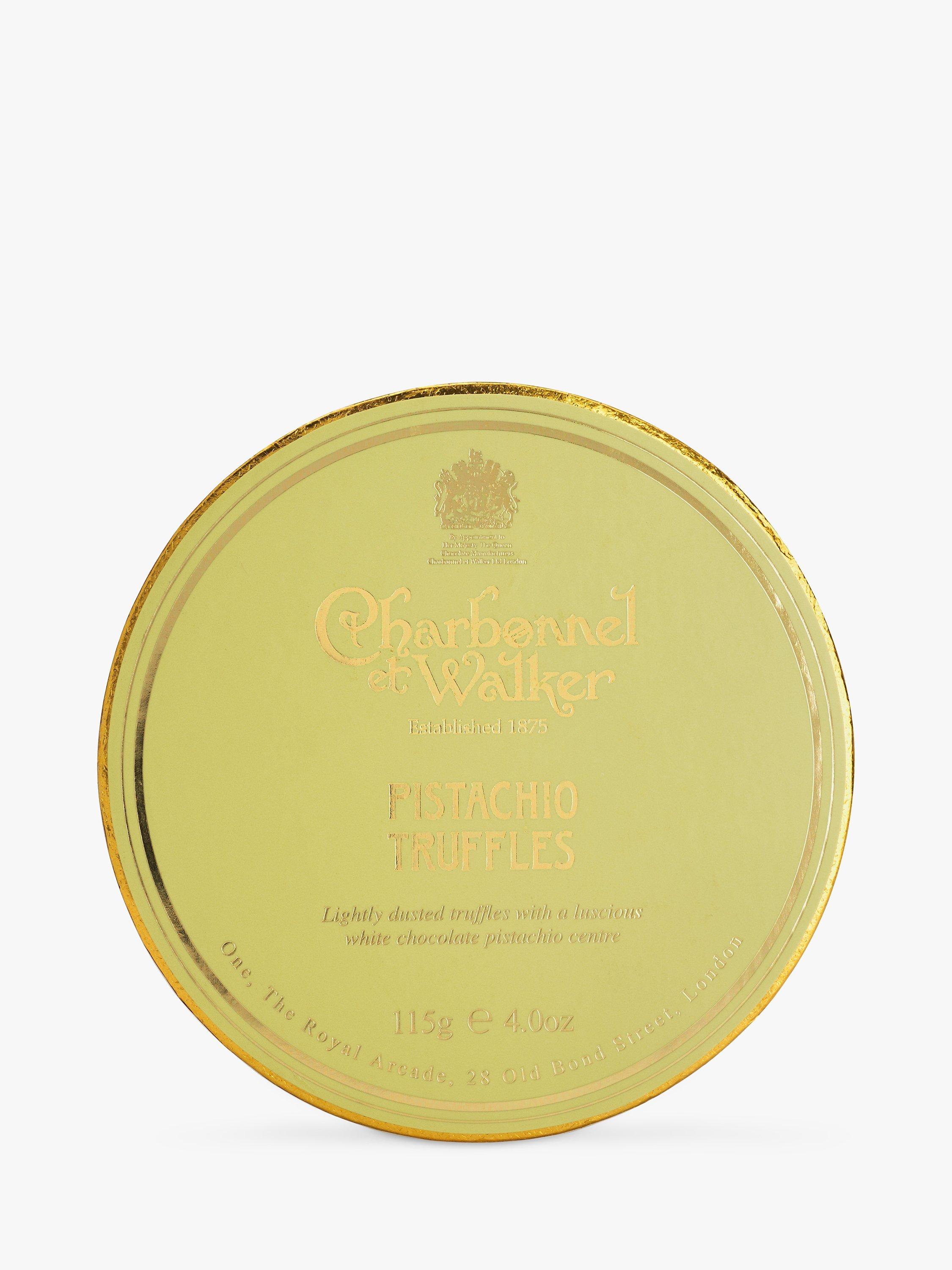 Charbonnel et Walker pistachio and white chocolate truffles 115g - British product