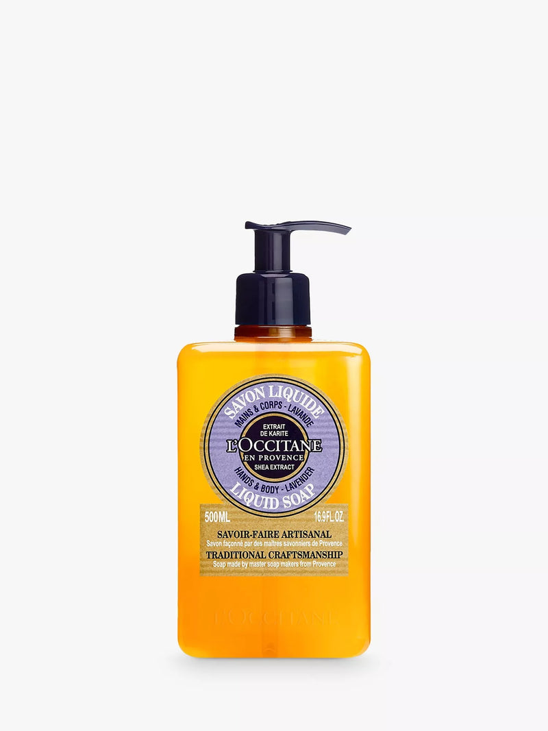 L'OCCITANE Shea Lavender Hands and Body Liquid Soap 500ml, UK version