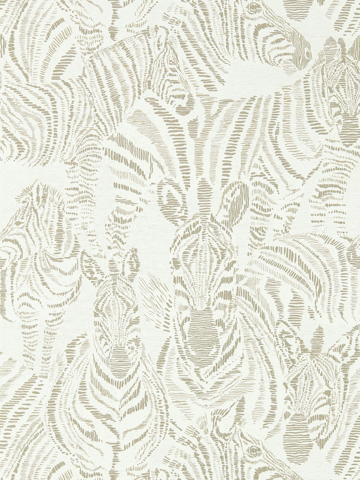 Harlequin Nirmala wallpaper featuring a zebra pattern, UK version