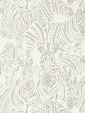 Harlequin Nirmala wallpaper featuring a zebra pattern, UK version