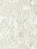 Harlequin Nirmala wallpaper featuring a zebra pattern, UK version