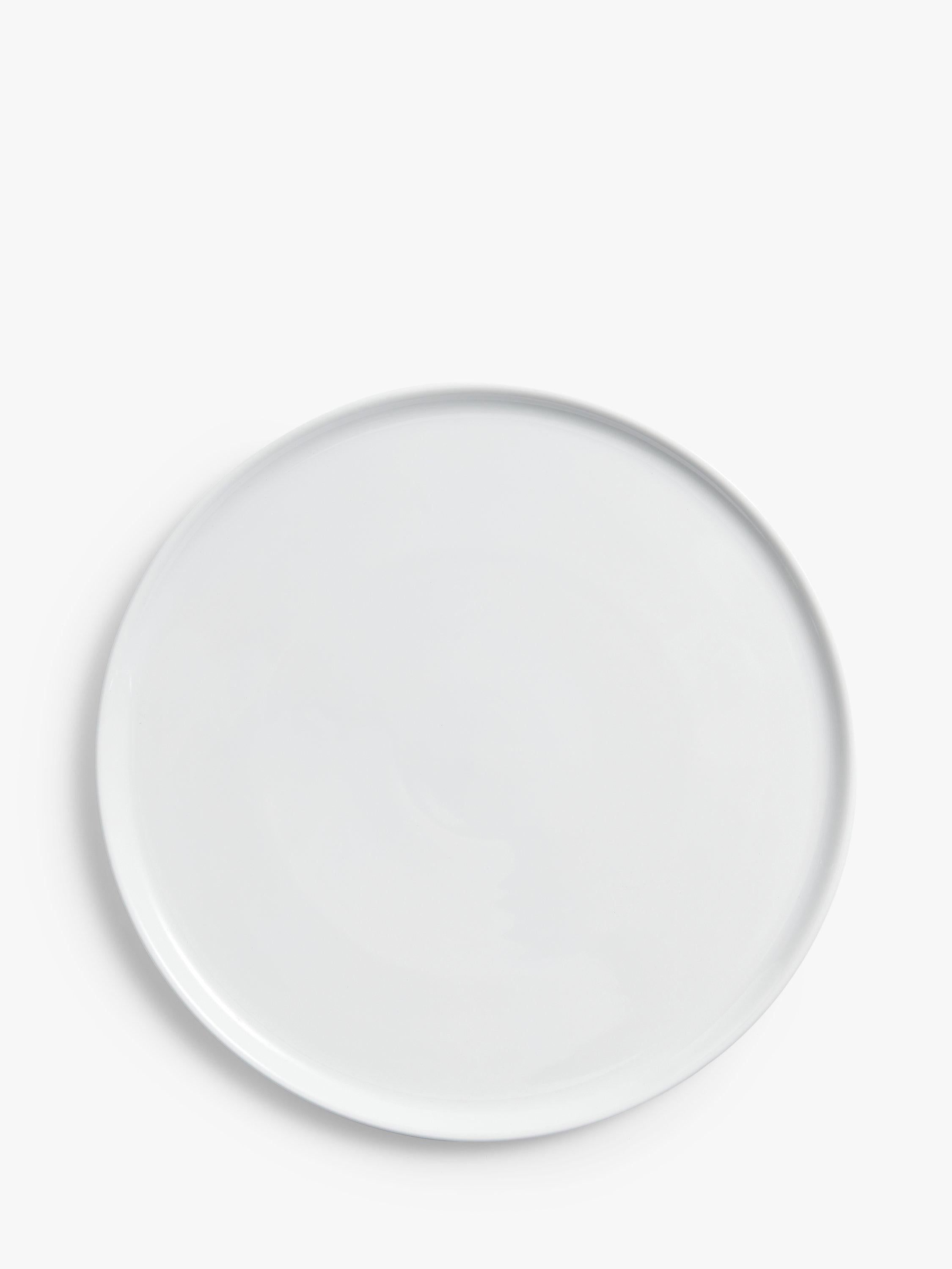 John Lewis white porcelain round serving platter, 32cm, UK version