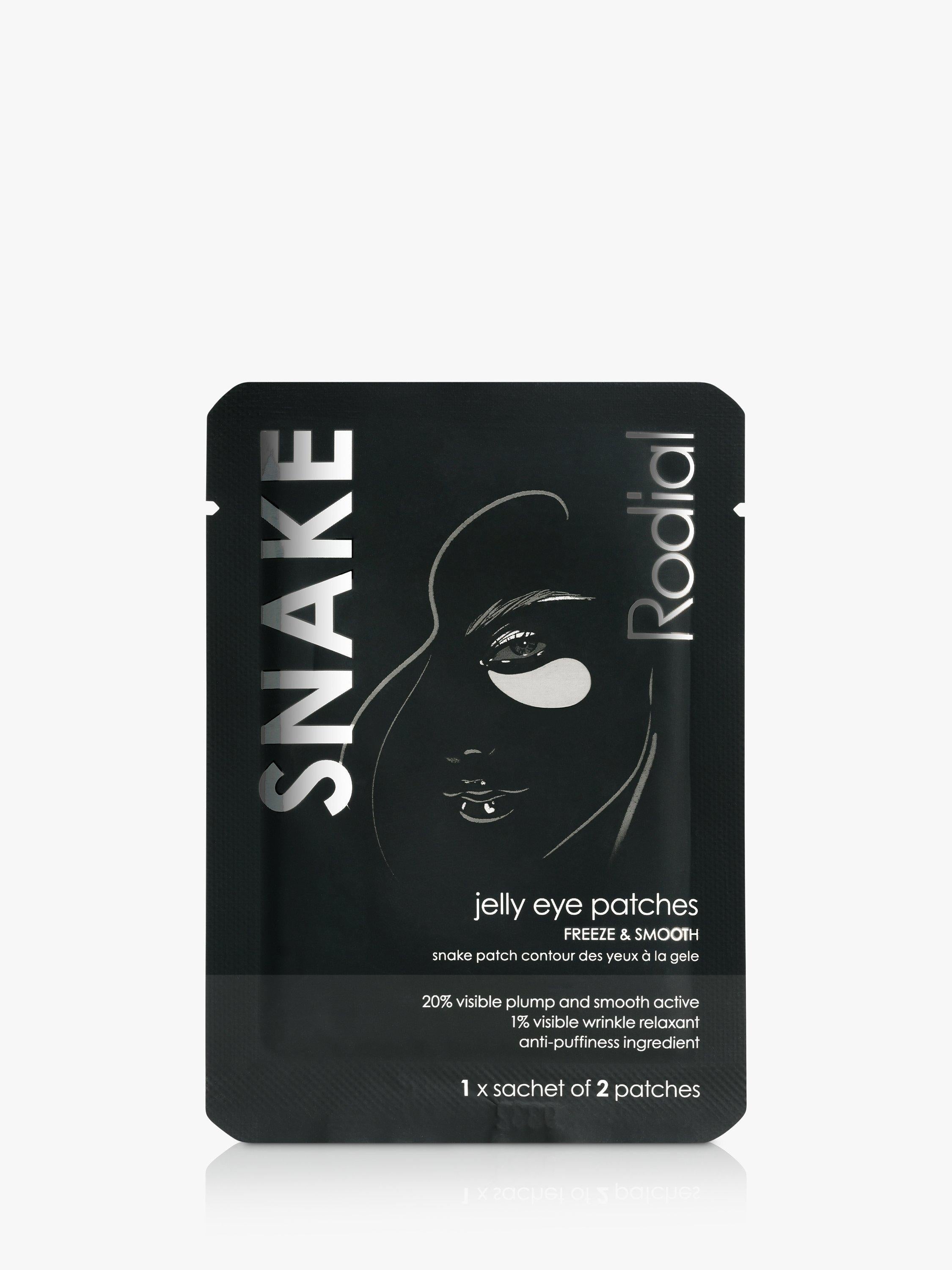 Rodial Snake Jelly Eye Patches, imported from the UK