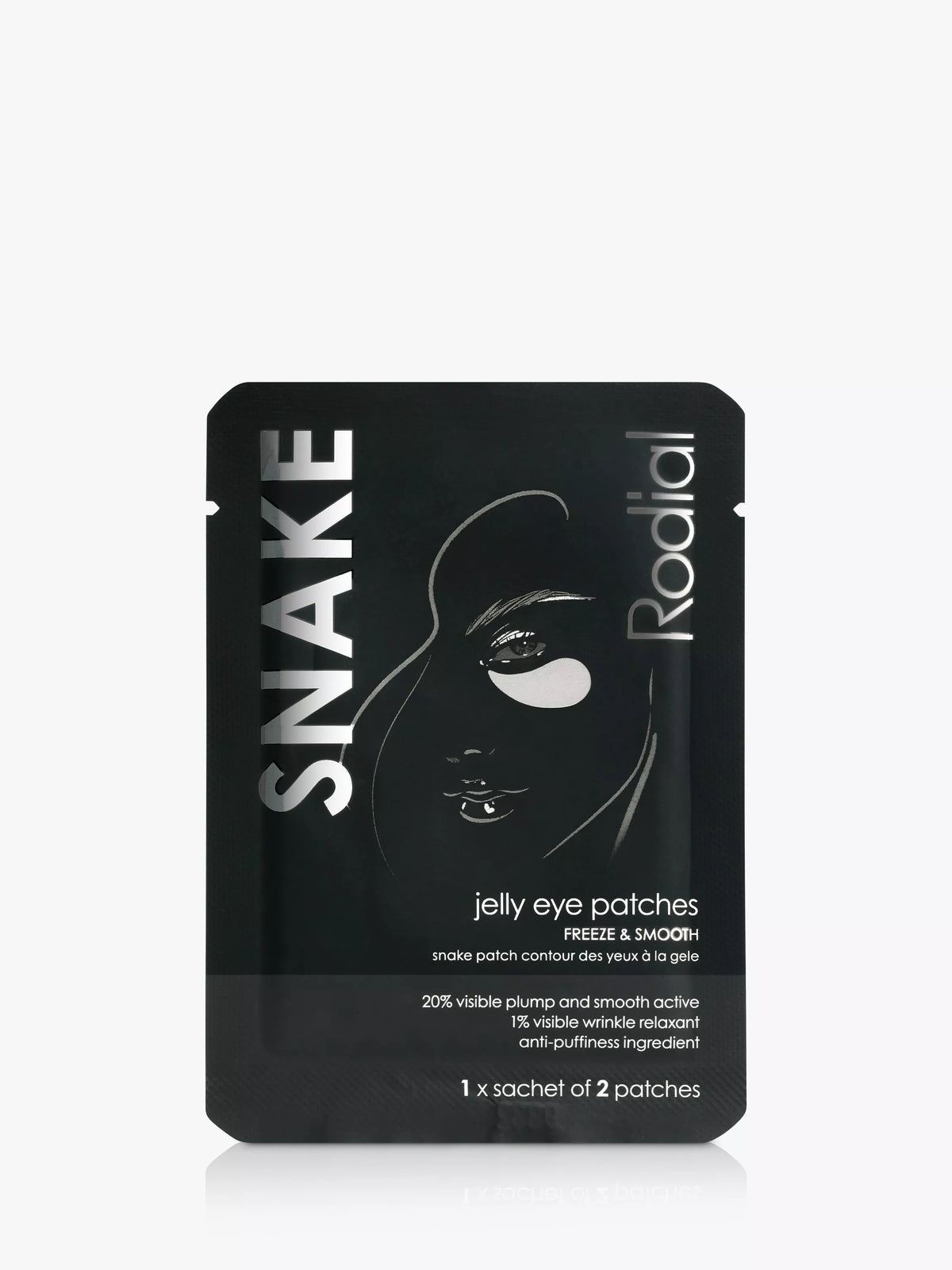 Rodial Snake Jelly Eye Patches, imported from the UK