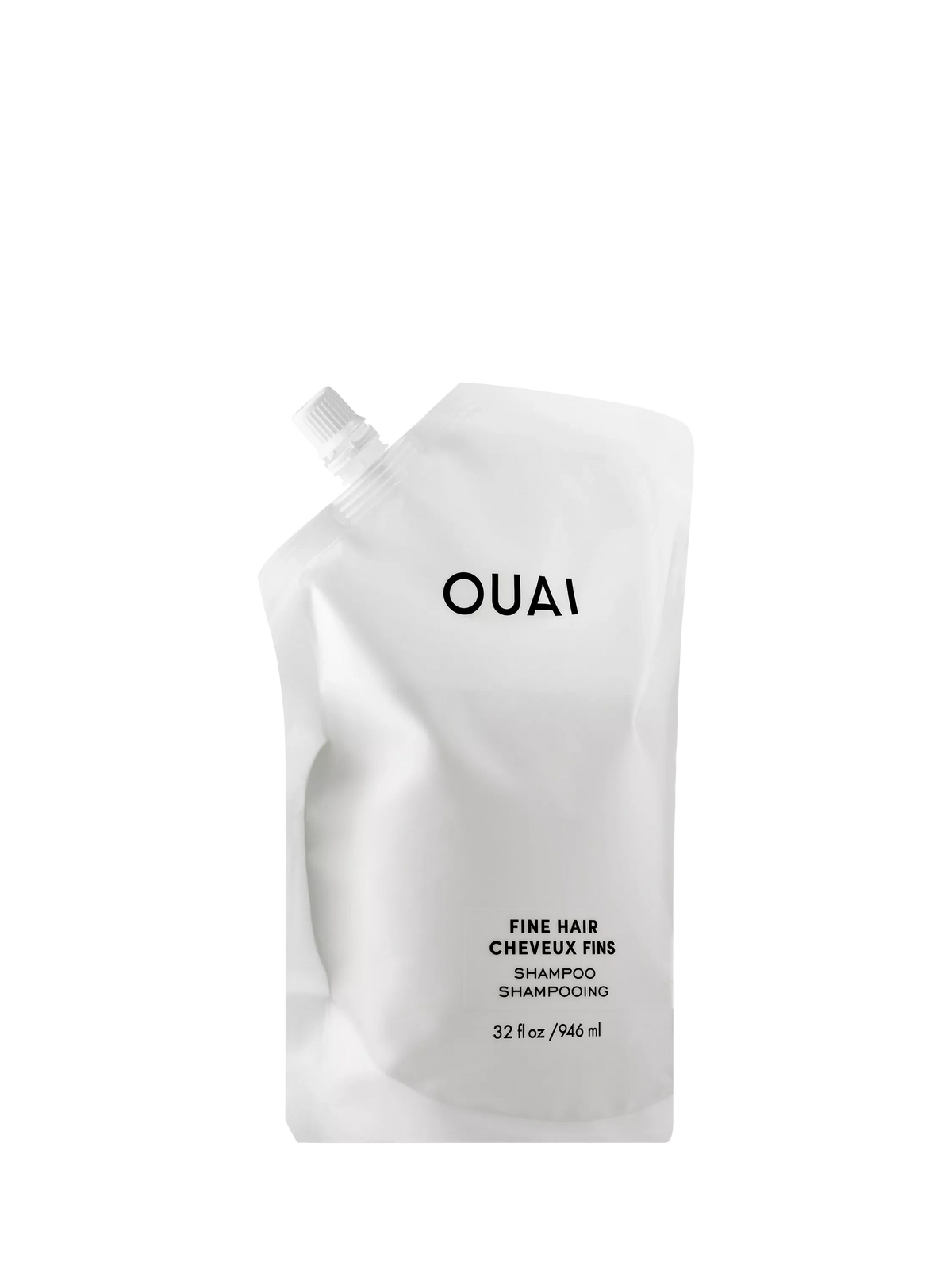 OUAI Fine Hair Shampoo Refill 946ml, imported from the UK