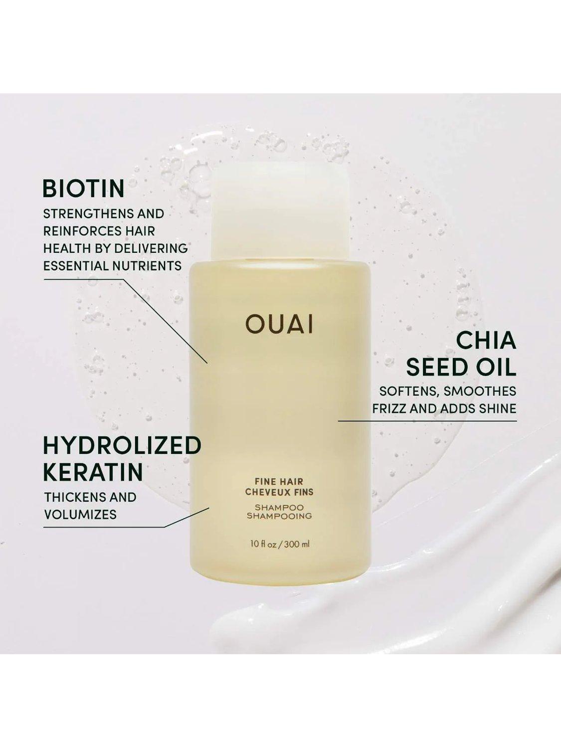 OUAI Fine Hair Shampoo Refill 946ml, imported from the UK