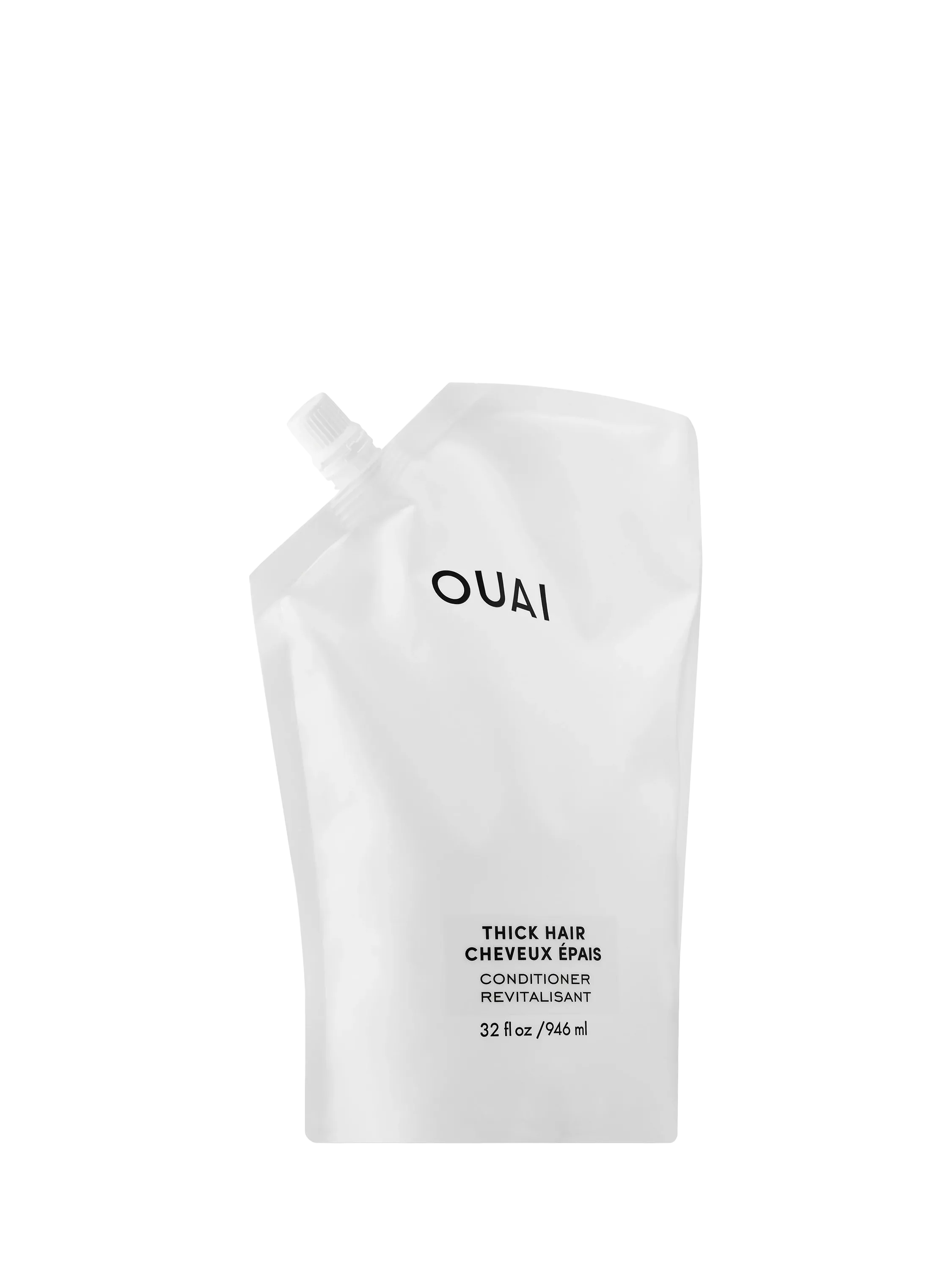 OUAI Thick Hair Conditioner Refill 946ml, imported from the UK