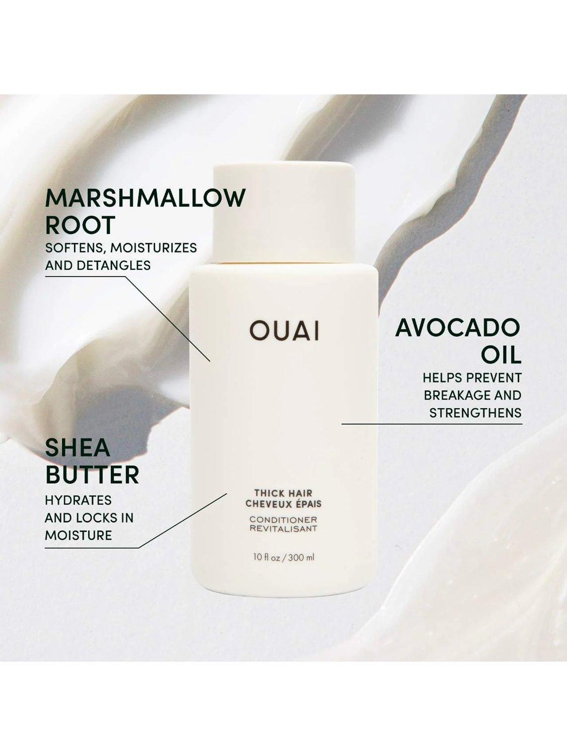 OUAI Thick Hair Conditioner Refill 946ml, imported from the UK