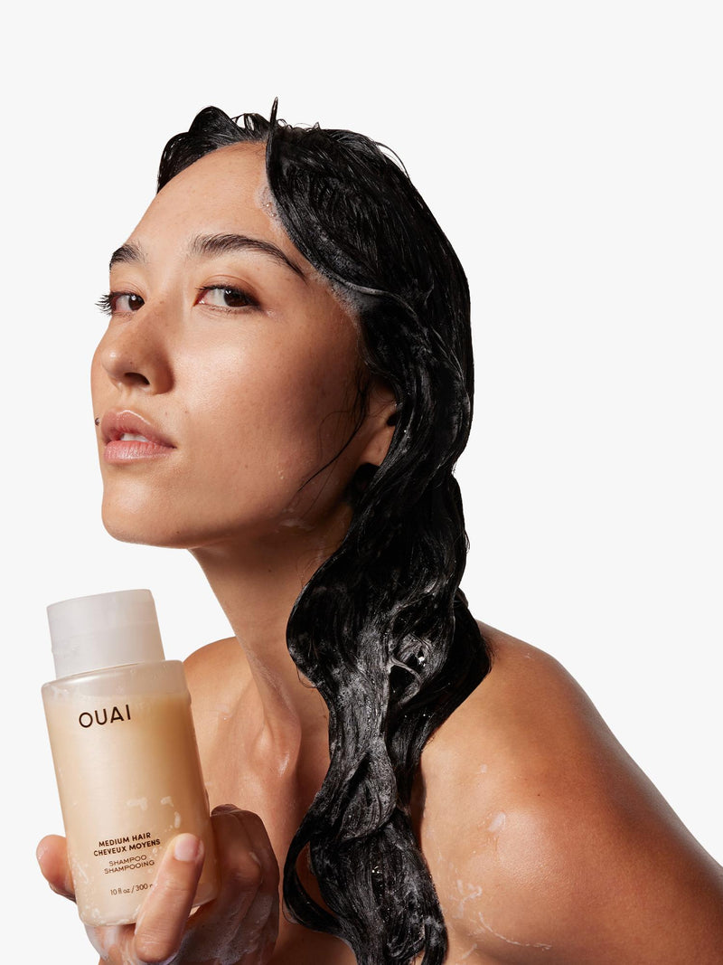 OUAI medium hair shampoo 300ml, imported from the UK