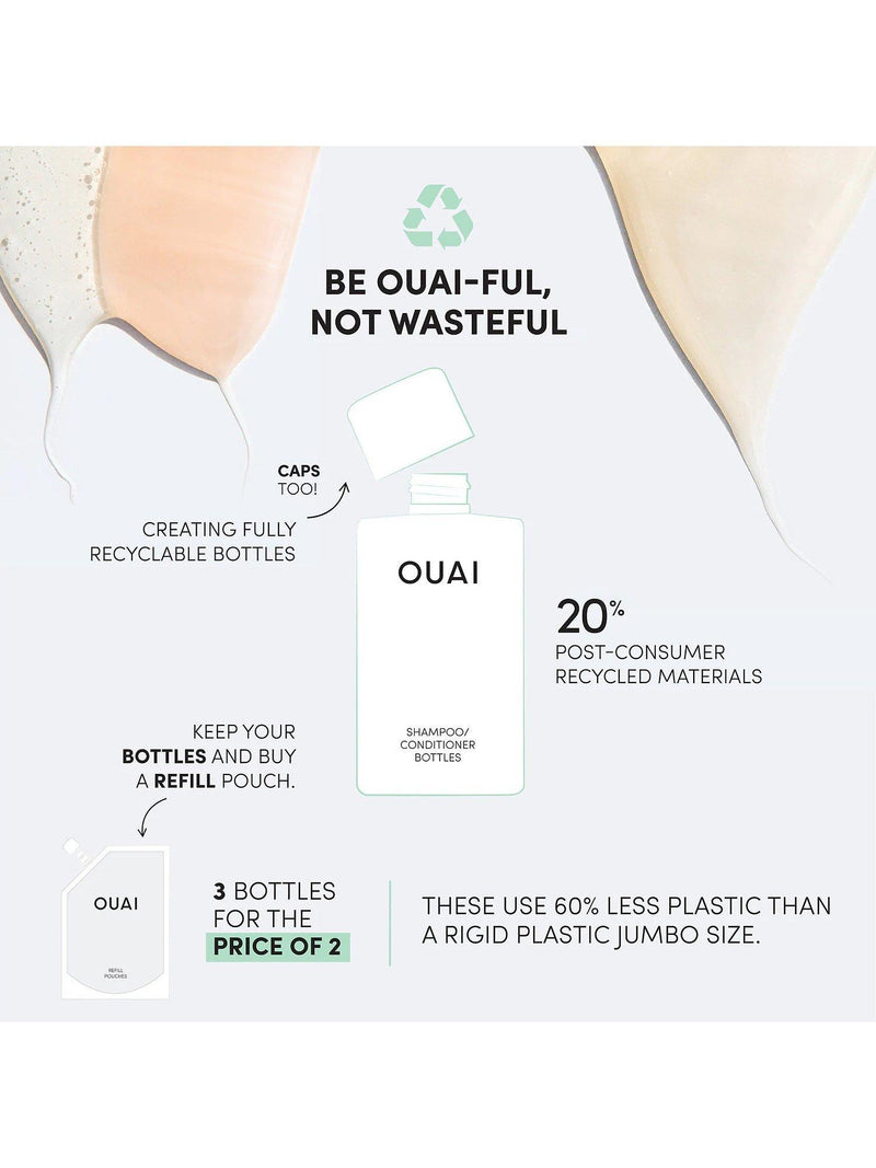 OUAI medium hair conditioner 300ml, imported from the UK