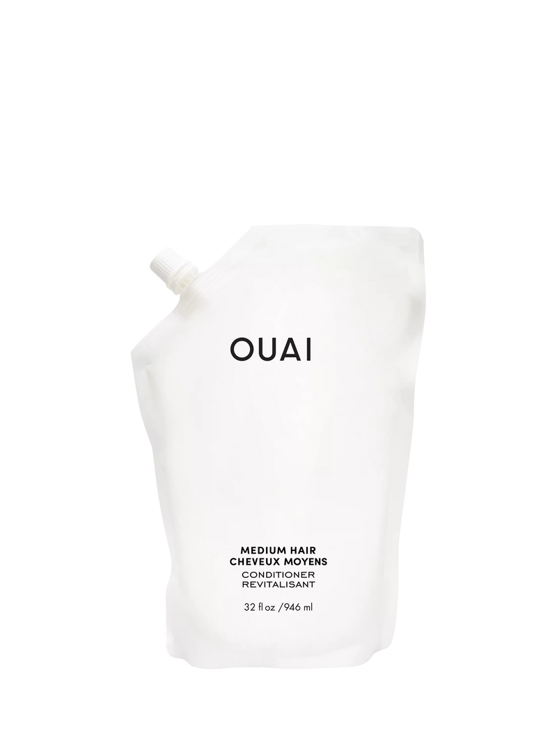 OUAI Medium Hair Conditioner Refill 946ml, imported from the UK
