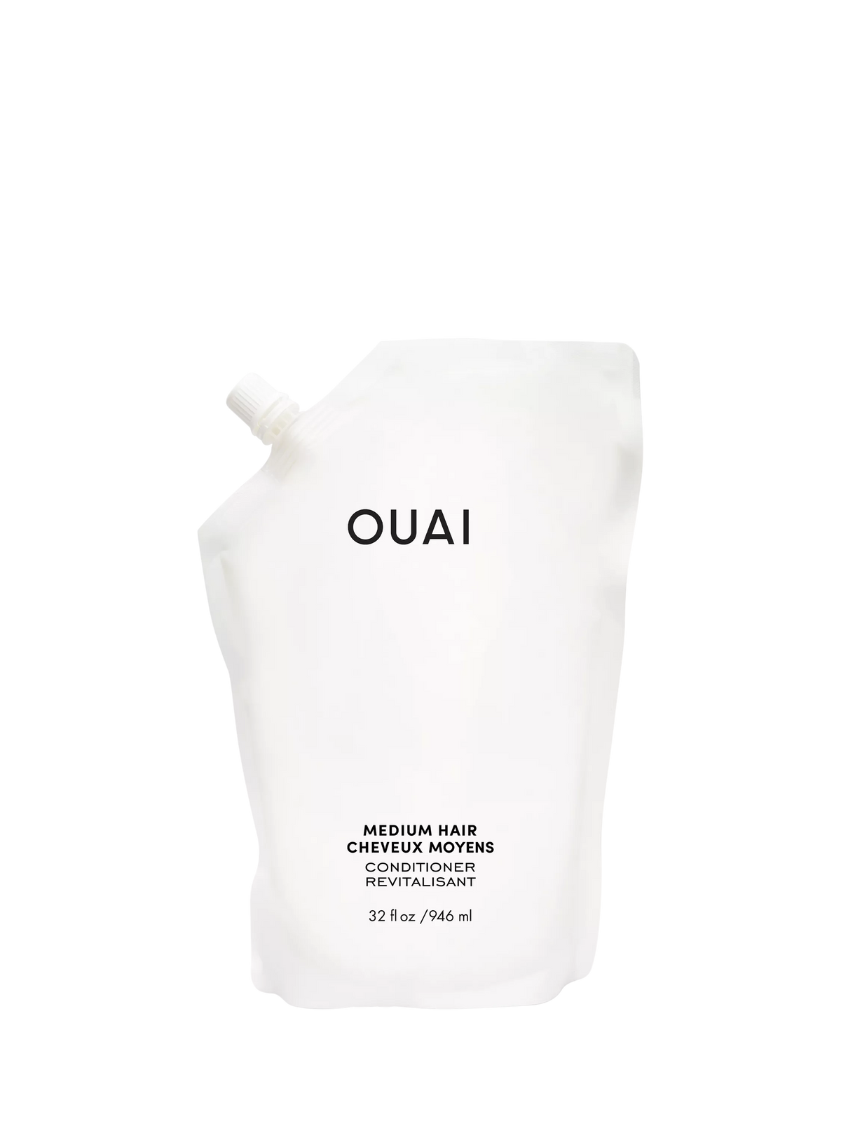 OUAI Medium Hair Conditioner Refill 946ml, imported from the UK