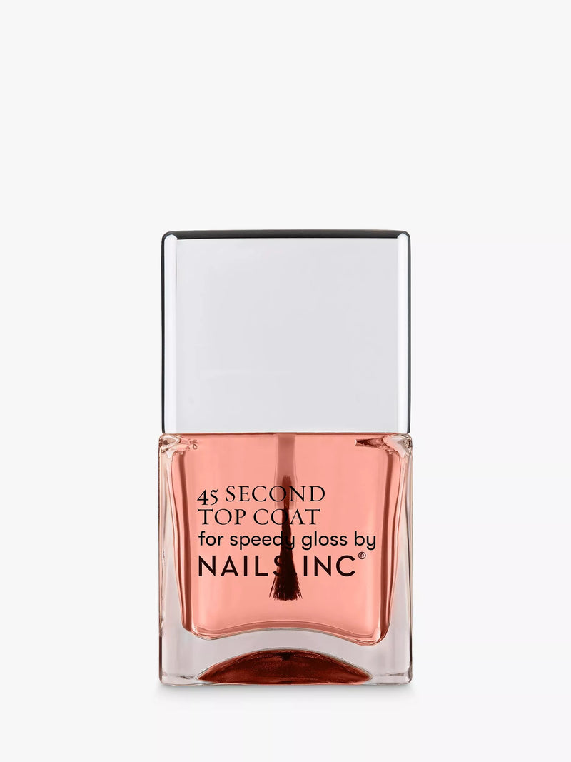 Nails Inc quick drying nail top coat with retinol 14ml, imported from the UK