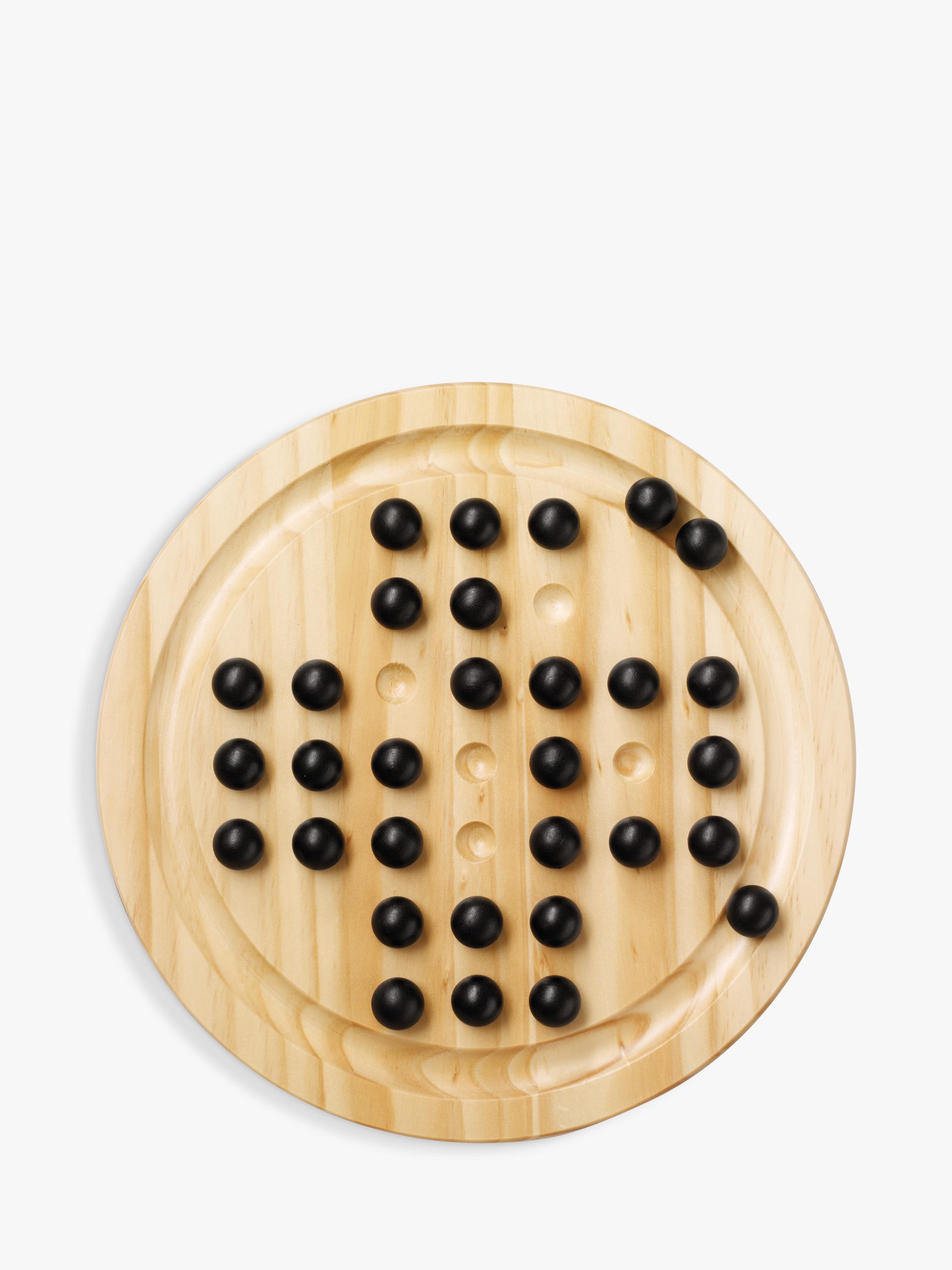 John Lewis wooden solitaire game 33 holes, UK version
