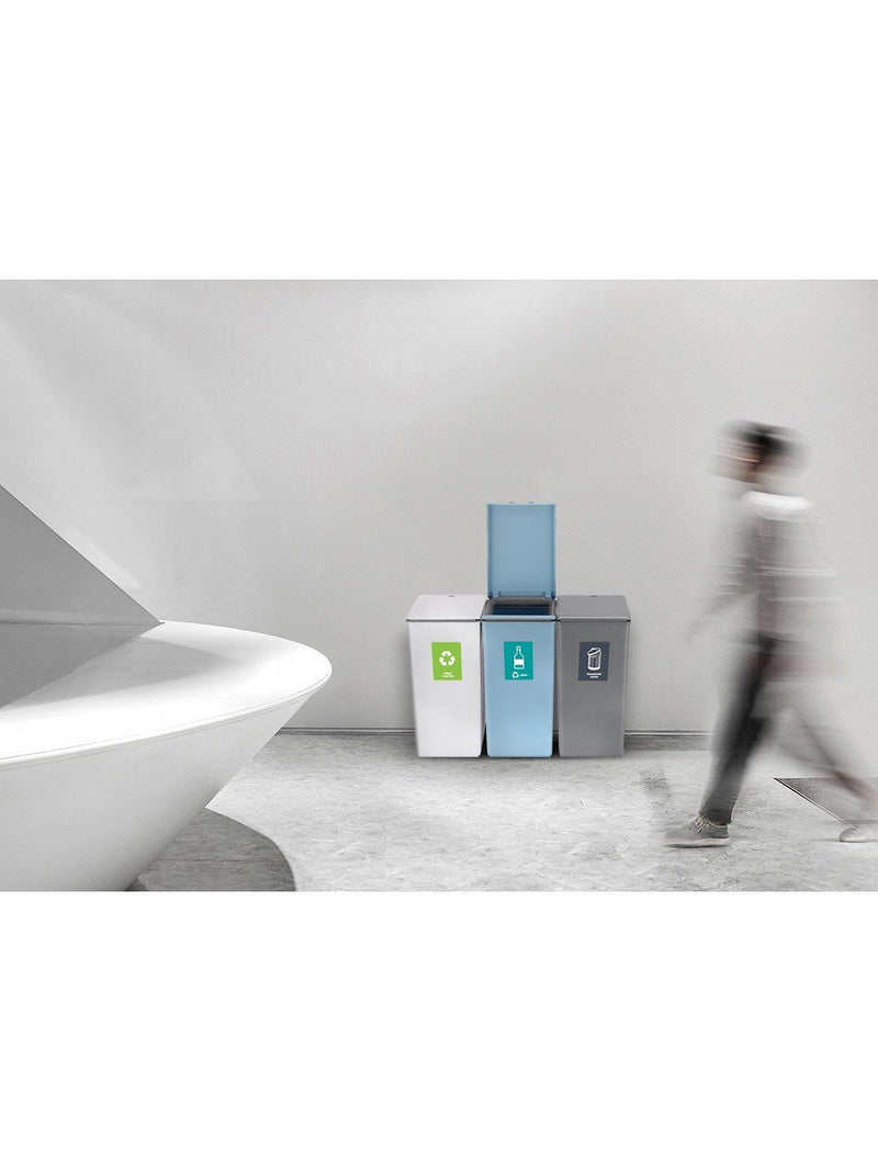 EKO rectangular touch bin 30L - British product