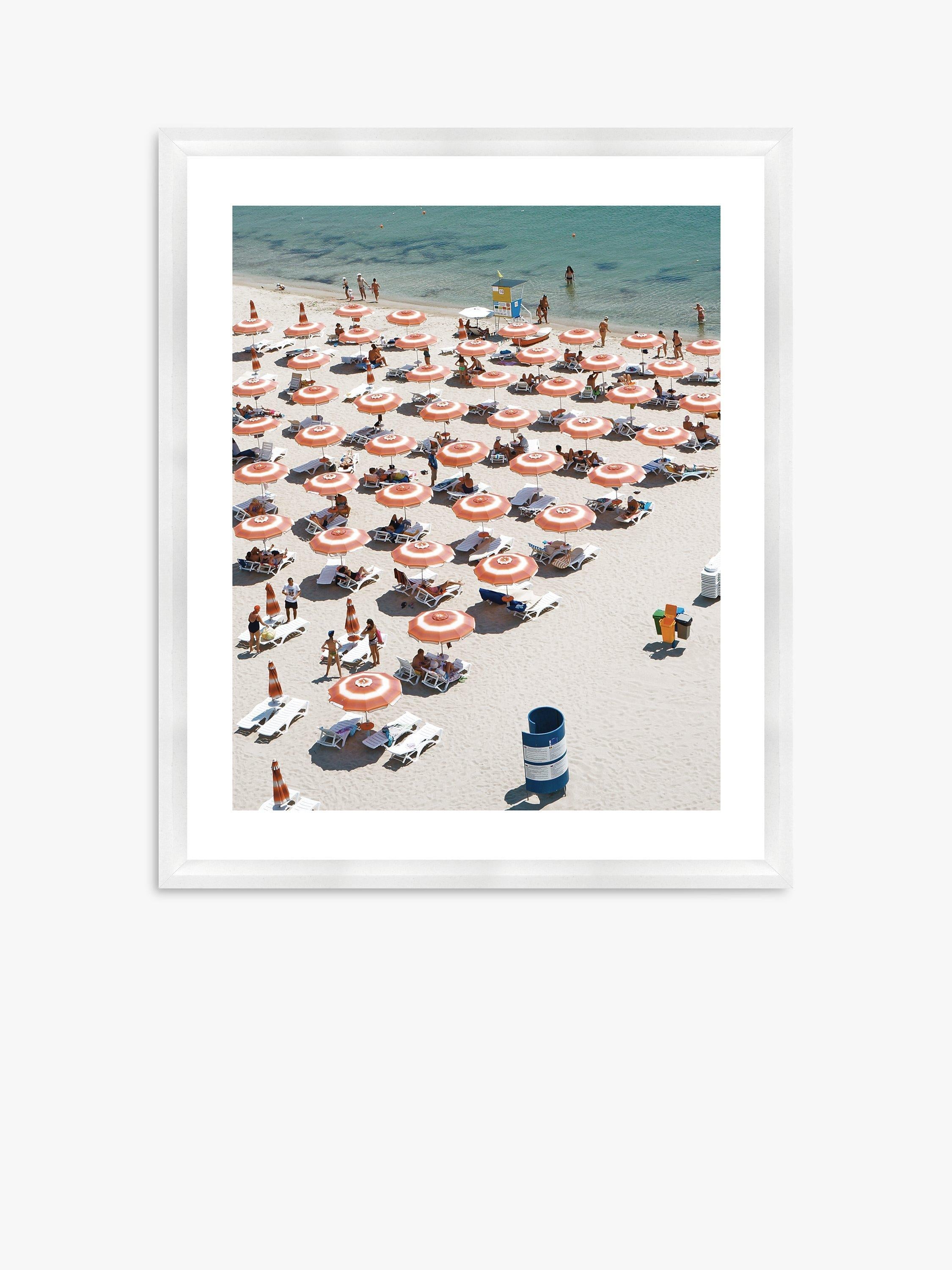 Brookpace Lascelles Beach Brella 1 framed photographic print 56x66cm - British product