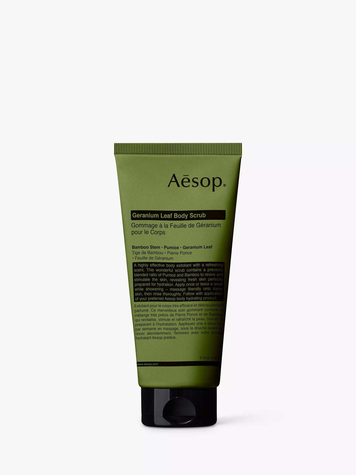 Aesop Geranium Leaf body scrub 180ml - British product
