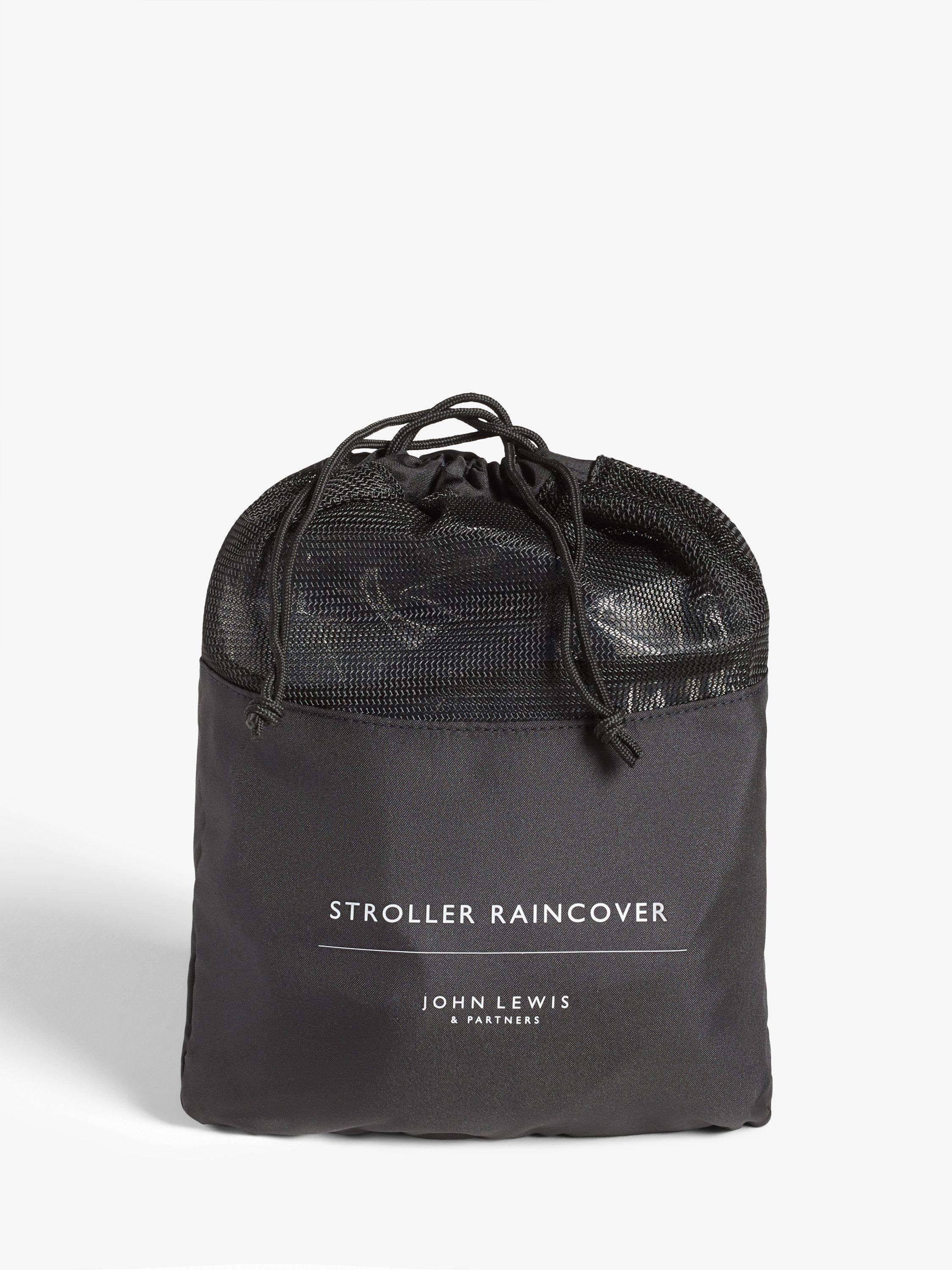 John Lewis universal pushchair raincover in clear, UK version