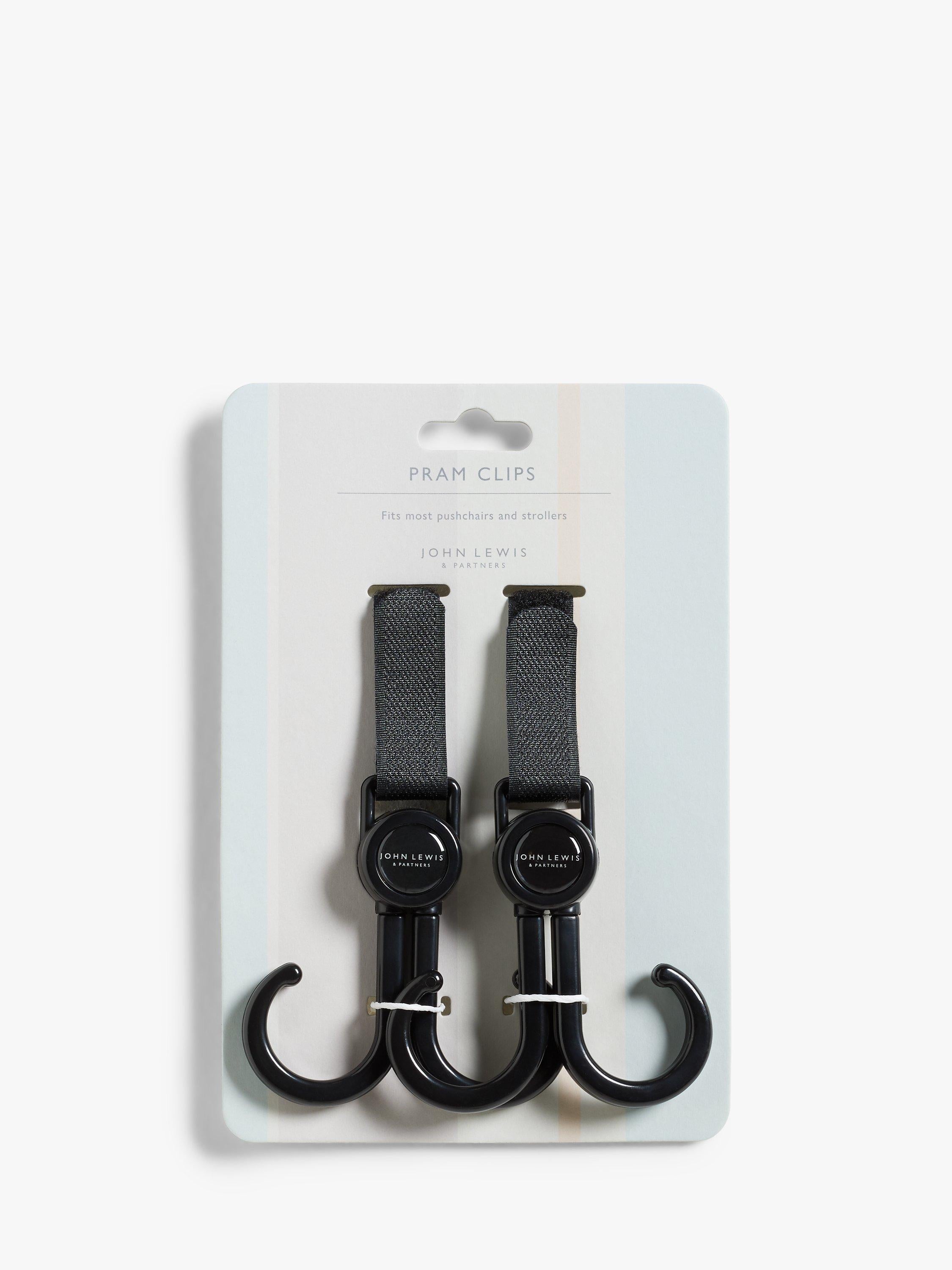John Lewis Universal Pushchair Clips Pack of 2, UK version