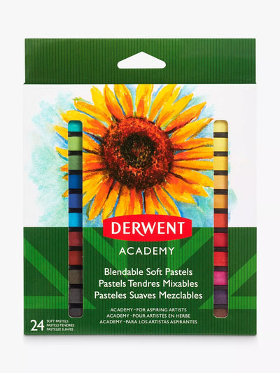 Derwent Academy Soft Pastels Drawing Set Pack of 24