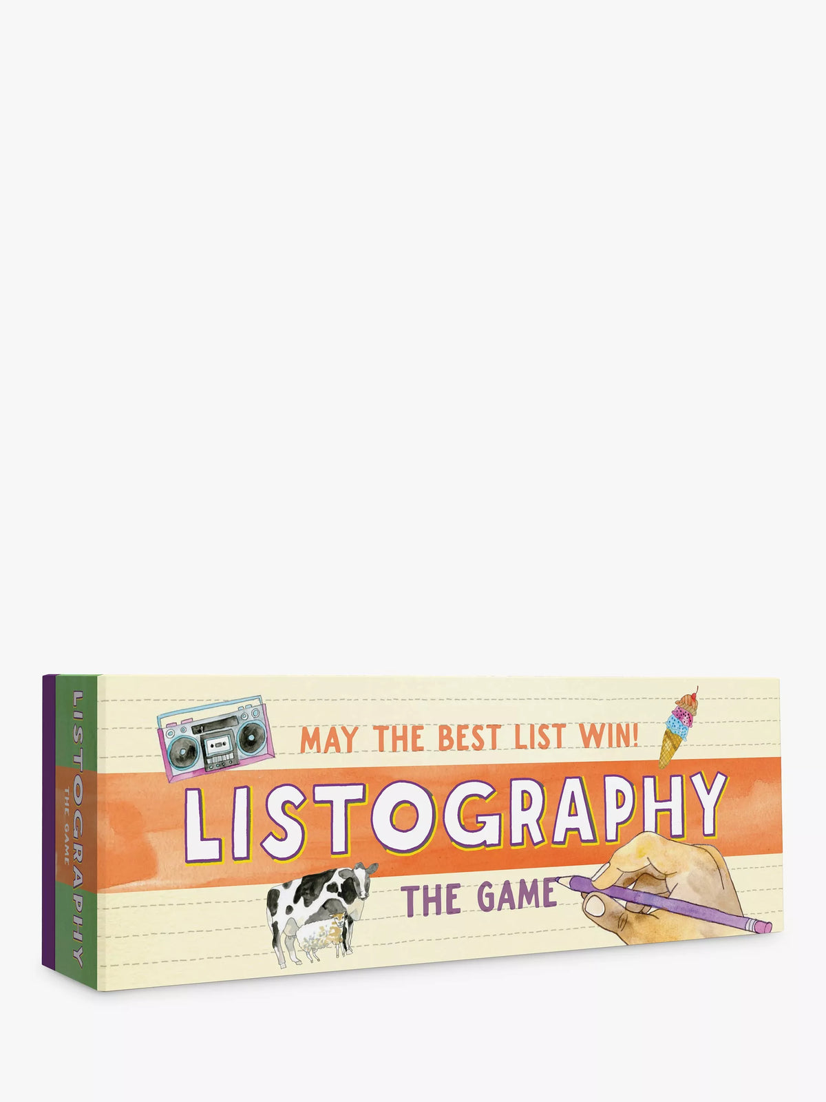 Listography board game, UK version