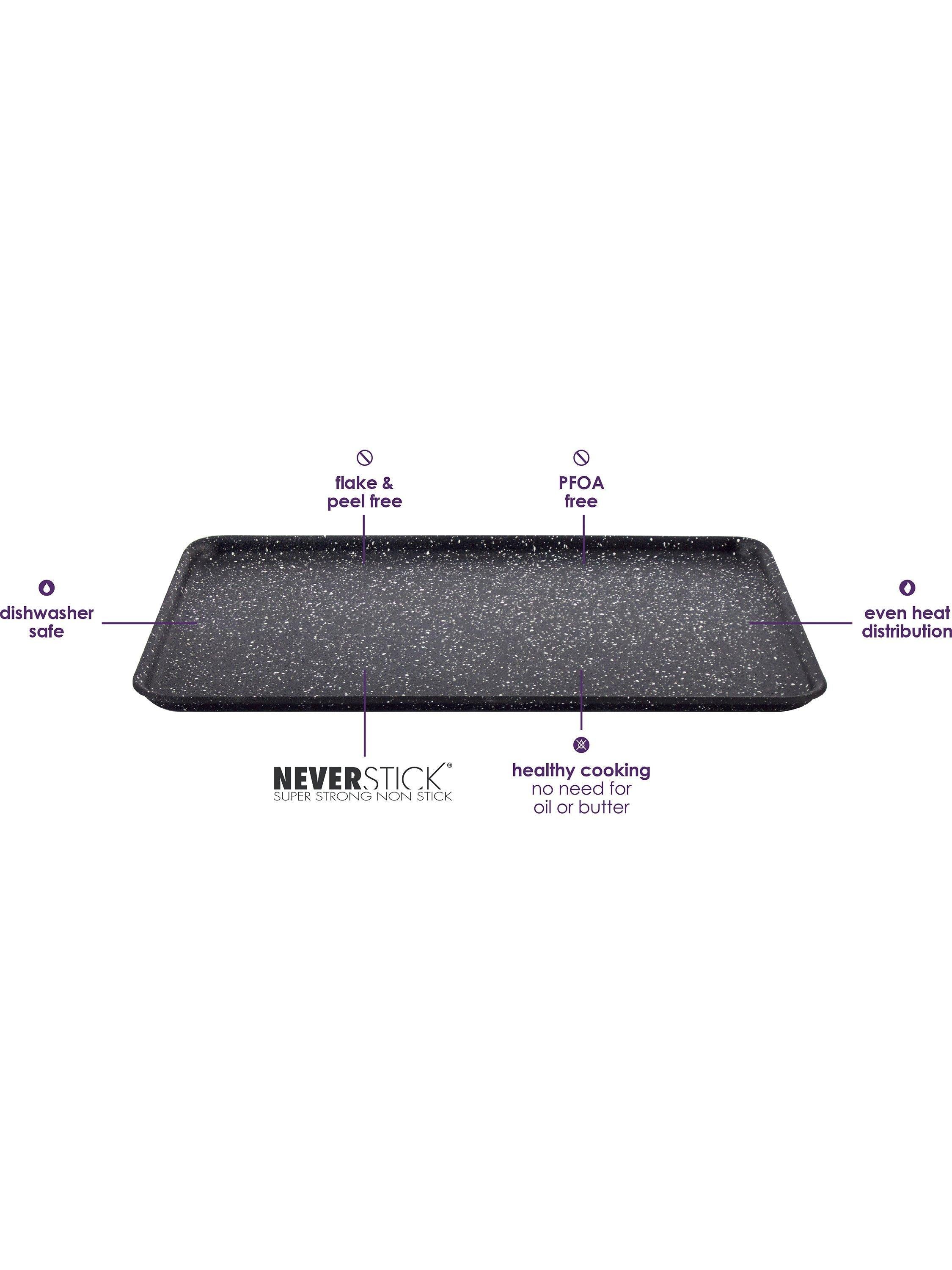 Eaziglide Neverstick non-stick aluminium baking tray - British product