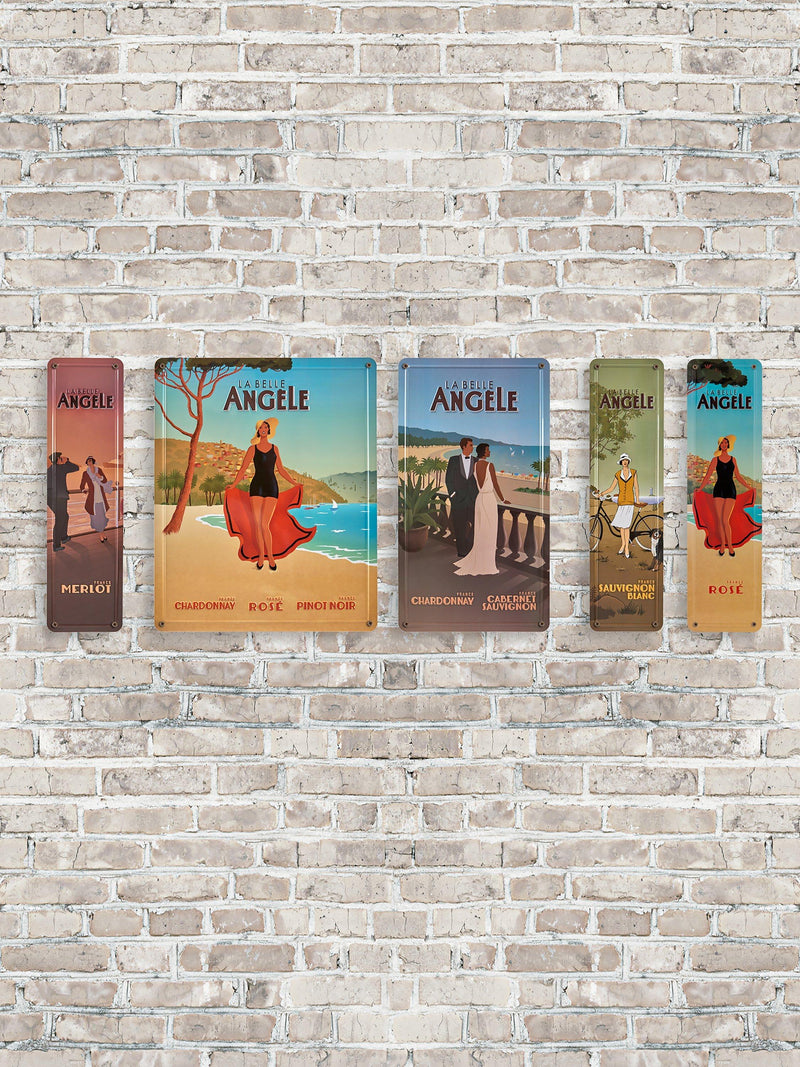 La Belle Angèle wine duo with Chardonnay and Cabernet Sauvignon 2x 75cl, UK version