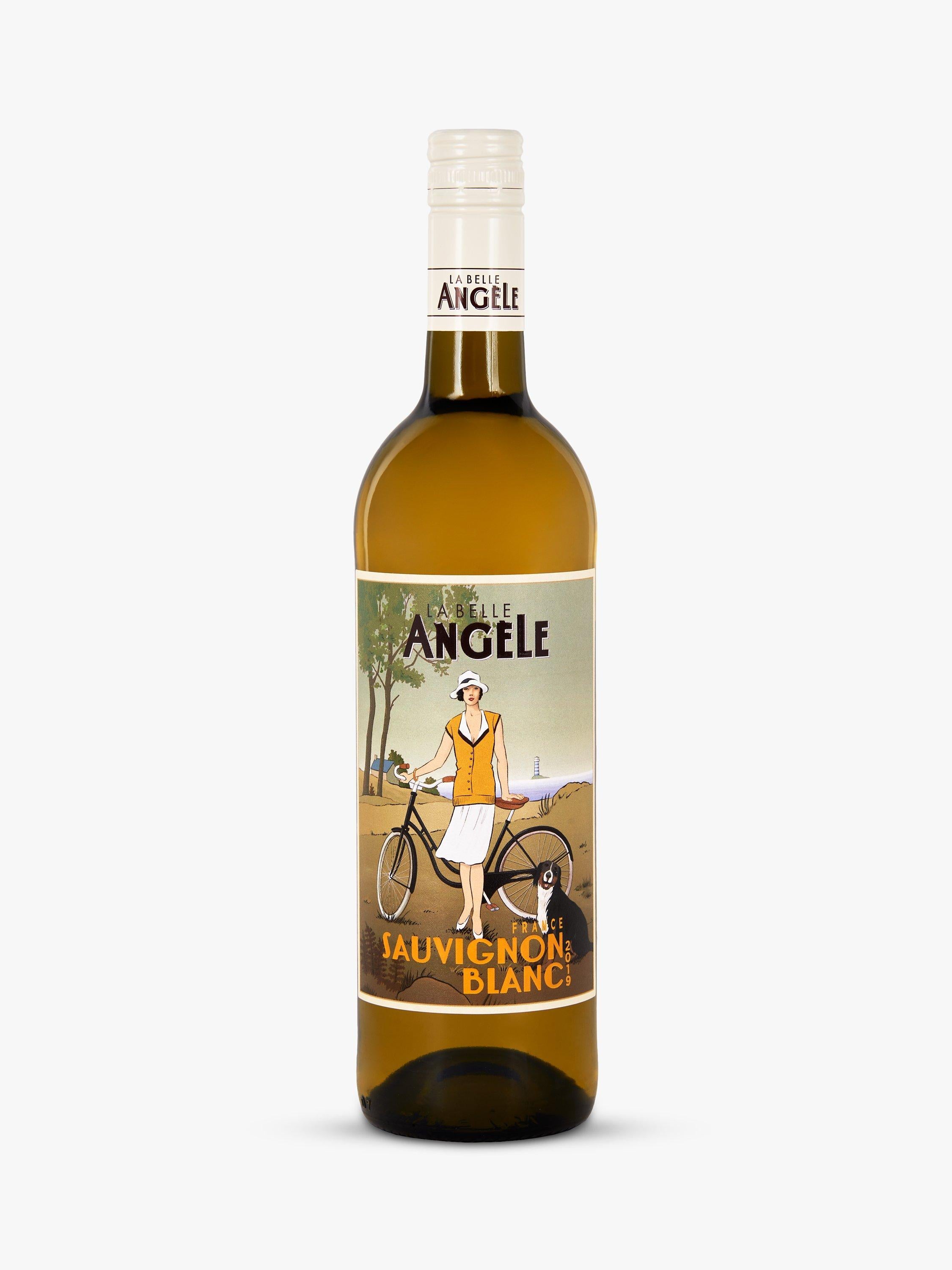 La Belle Angèle Sauvignon Blanc white wine 75cl, UK version