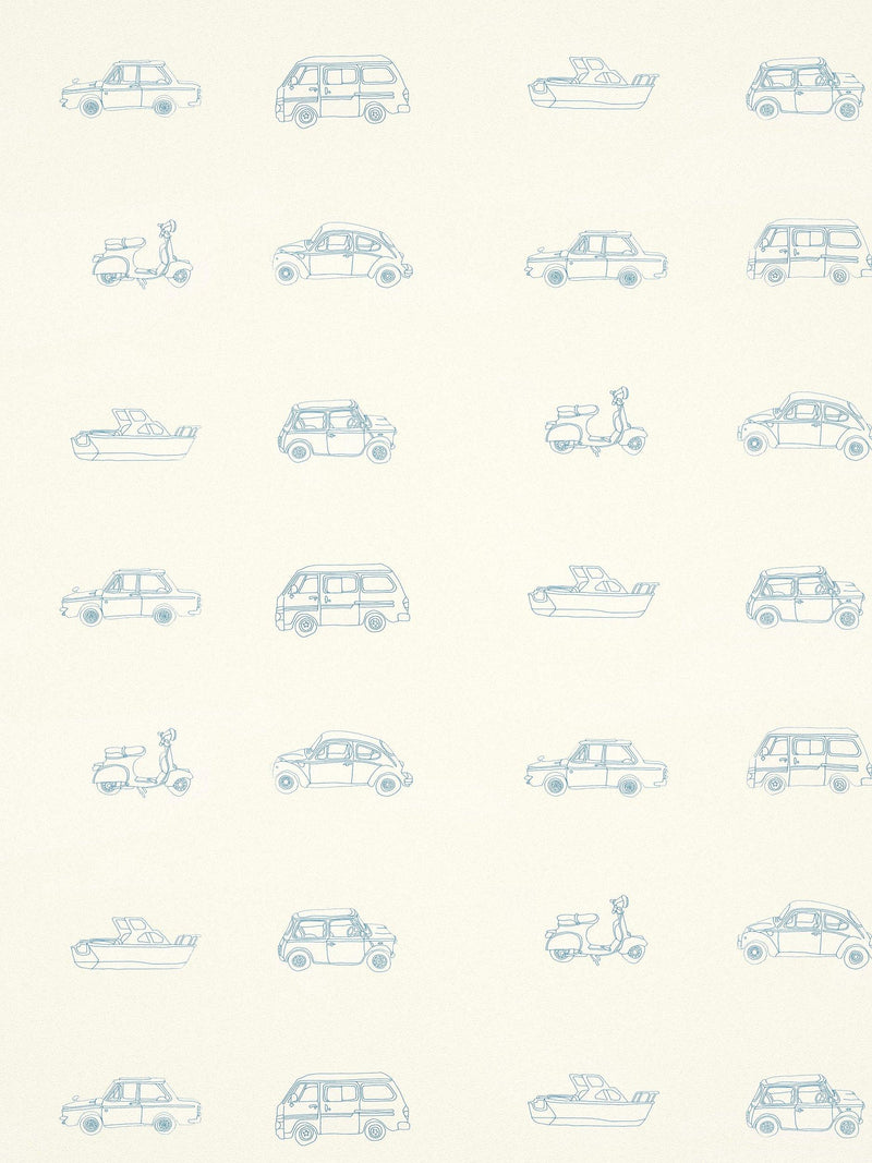 Retro Adventure Vehicle Wallpaper