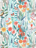 Harlequin Hide and Seek hand-painted wallpaper design, UK version