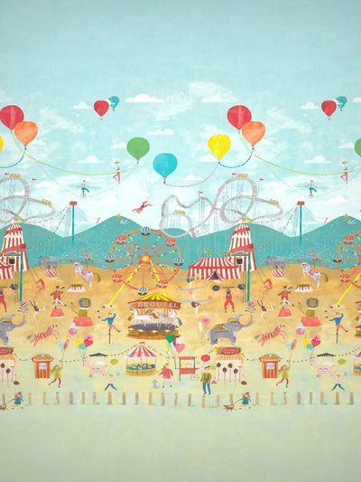 Circus Themed Wallpaper Panel
